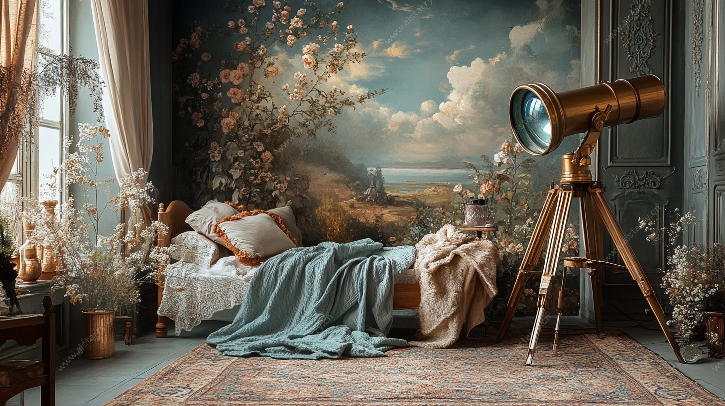 梦幻复古卧室 艺术氛围感