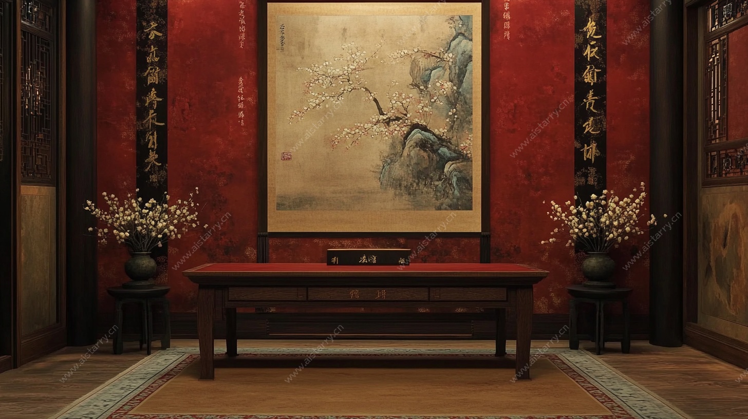 中式厅堂雅致陈设