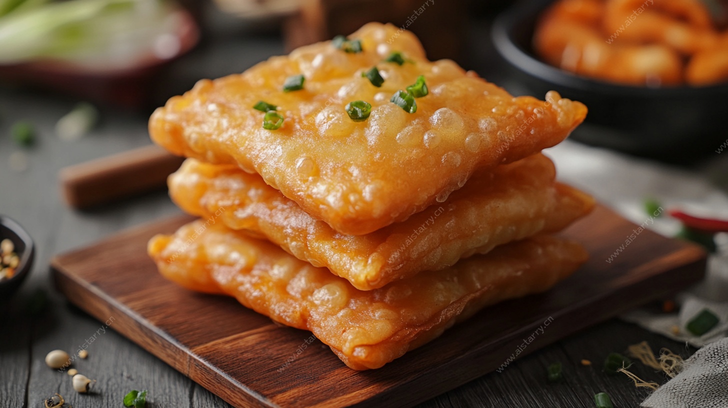 香酥美味炸油饼