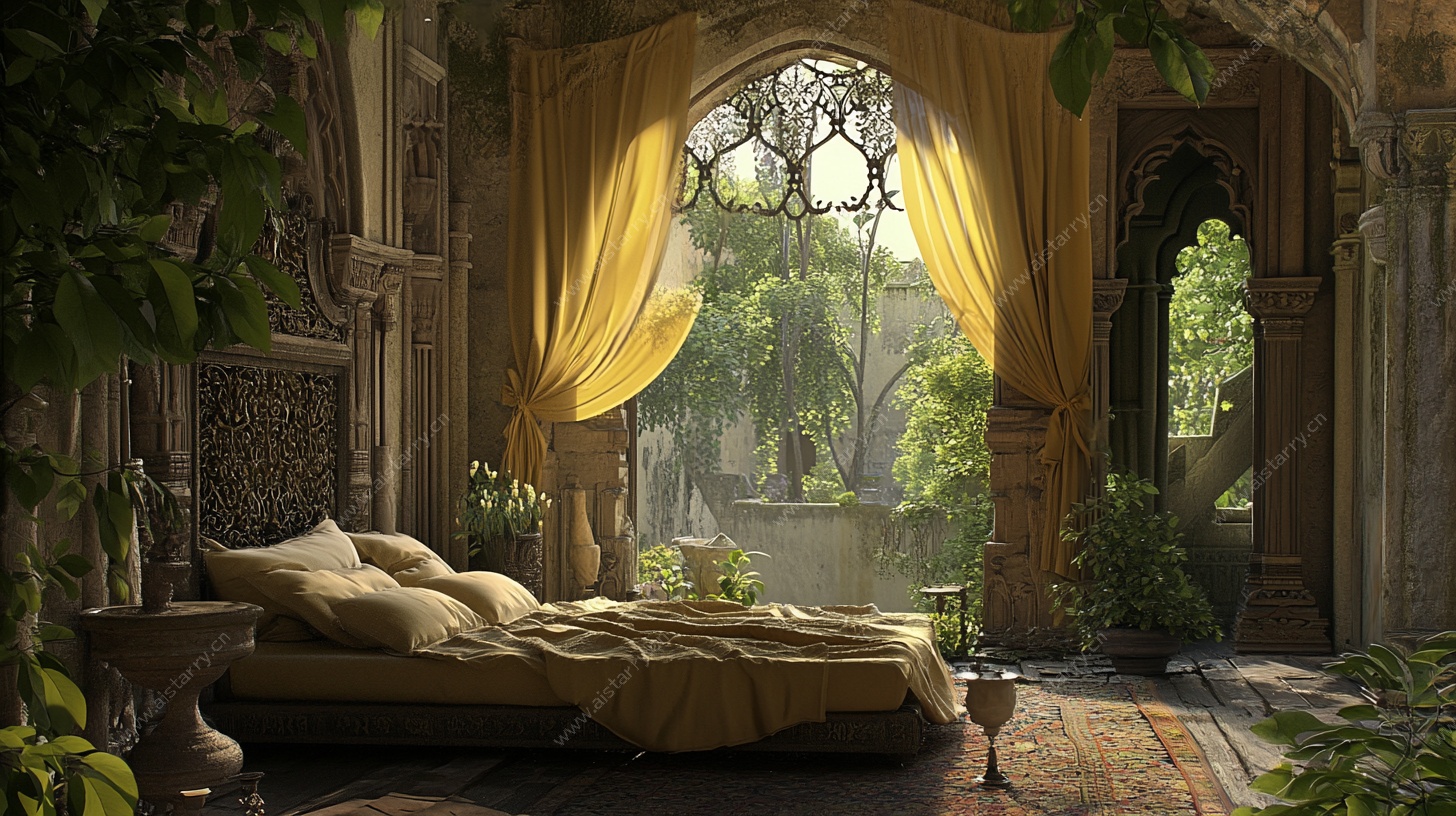 梦幻复古卧室 阳光倾洒