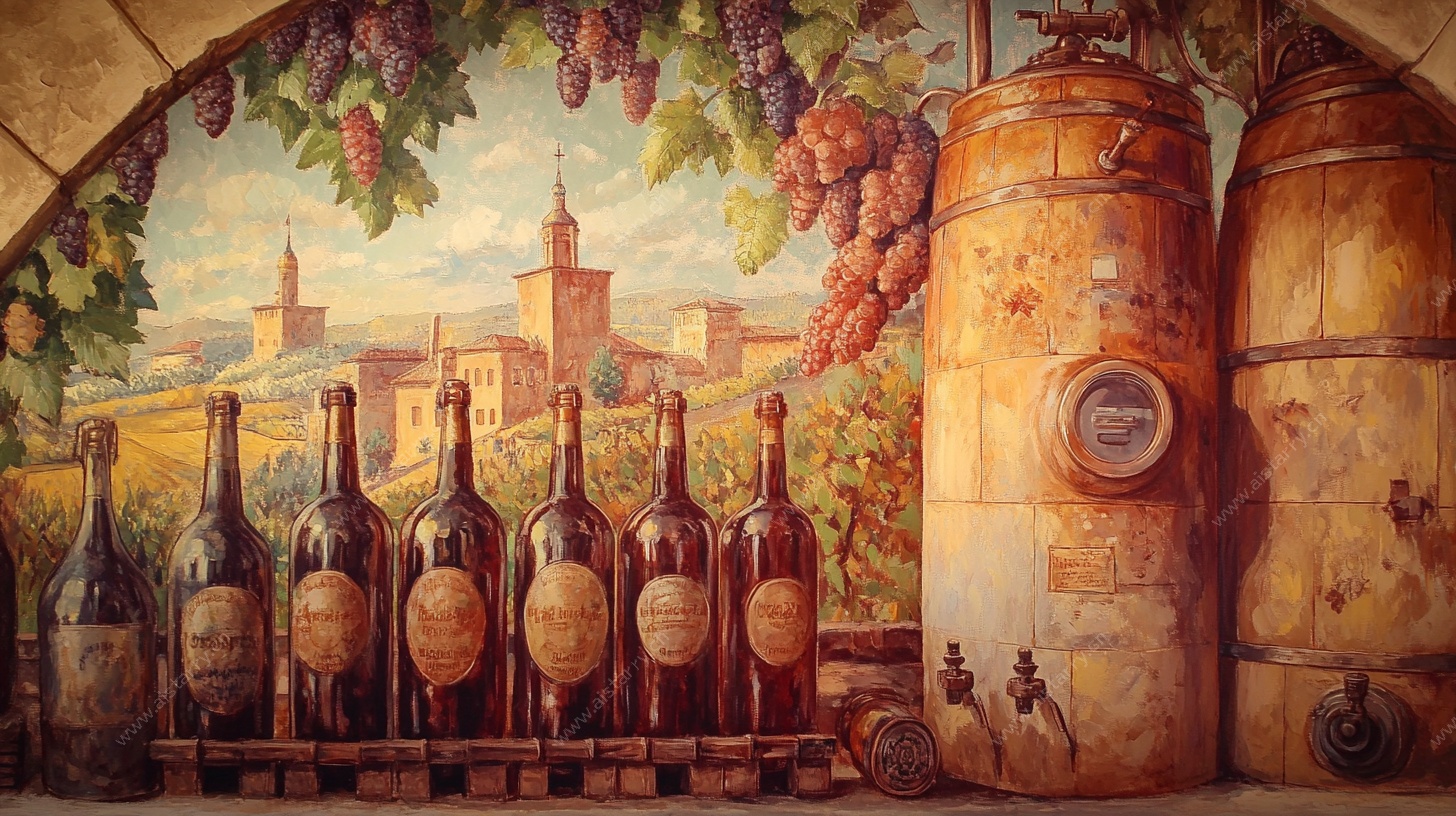 葡萄酒风情画