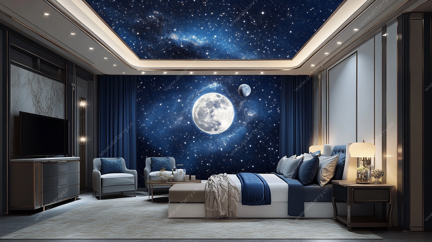 梦幻星空卧室设计