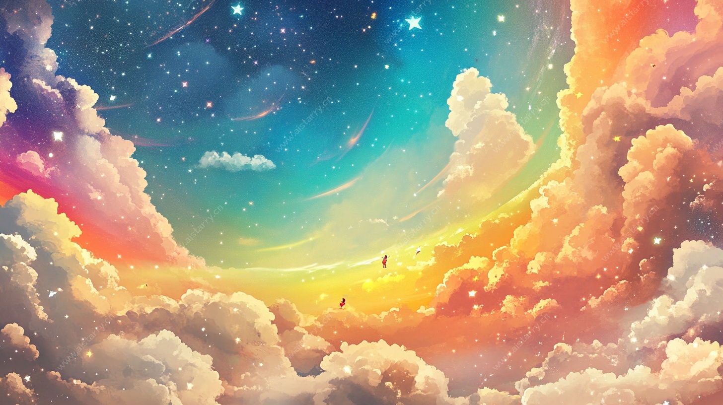 梦幻云海星空奇幻景象