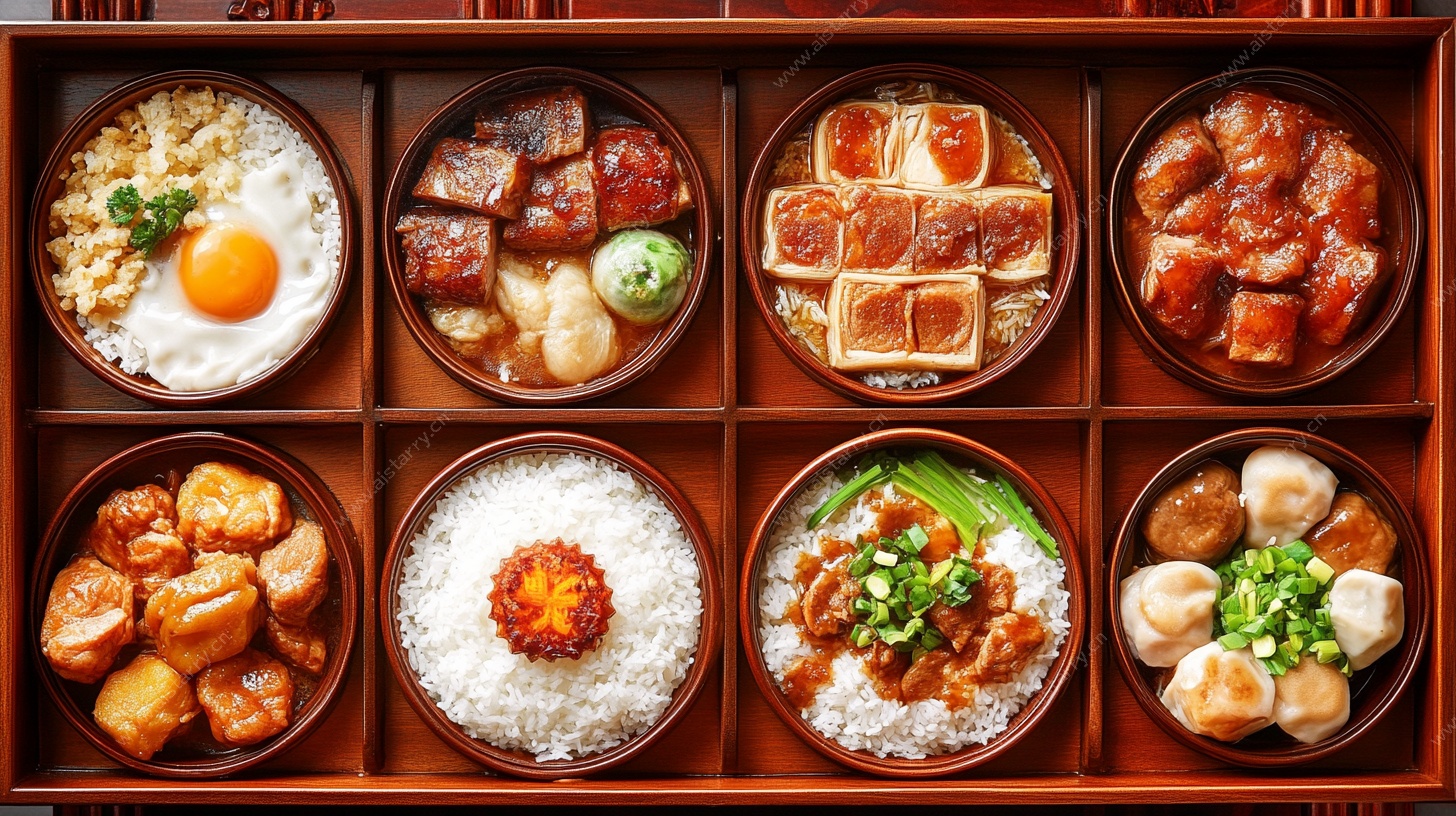 日式九宫格美食拼盘