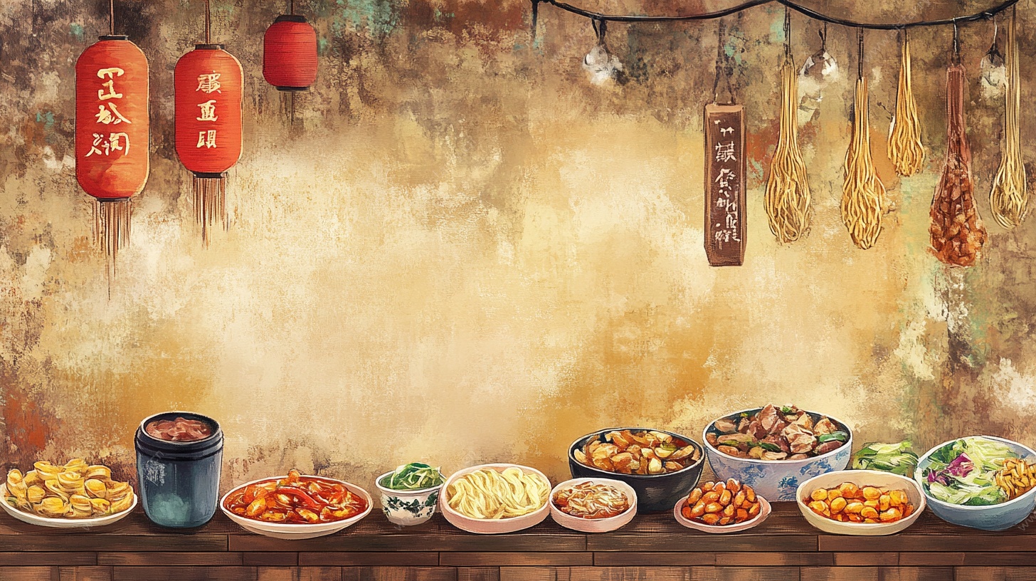 中式美食盛宴 传统氛围感