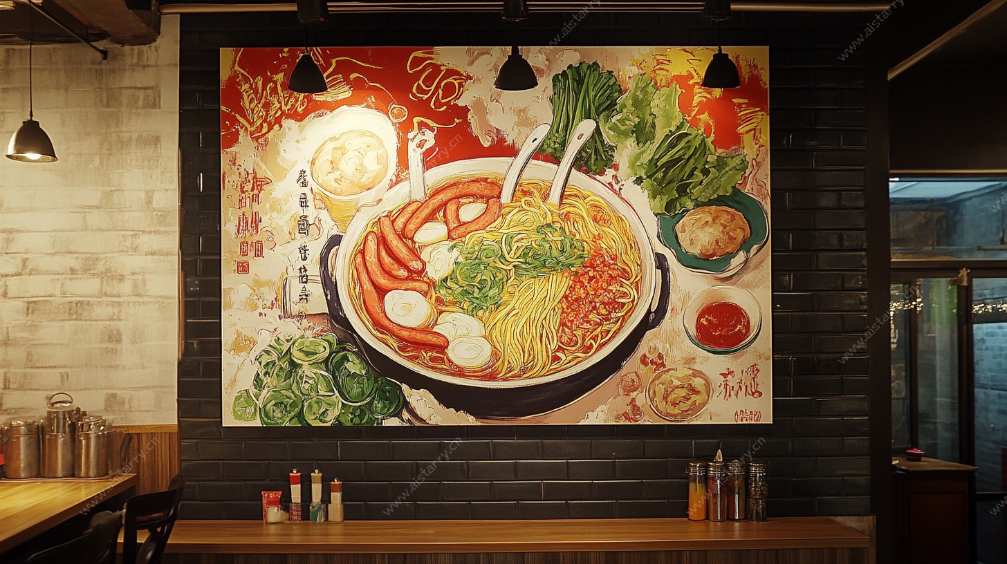美味火锅墙面装饰画