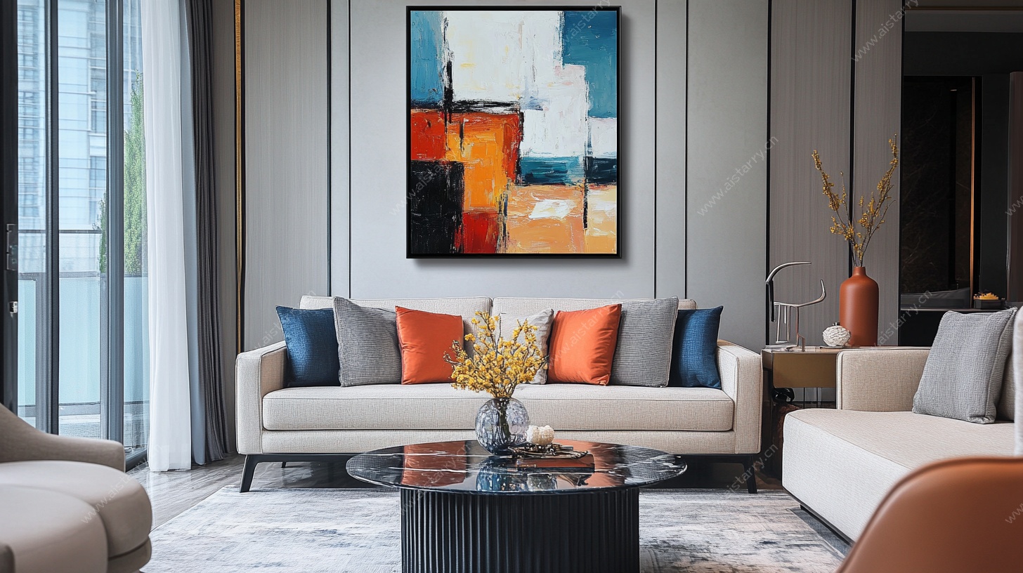 现代简约风客厅装饰一角