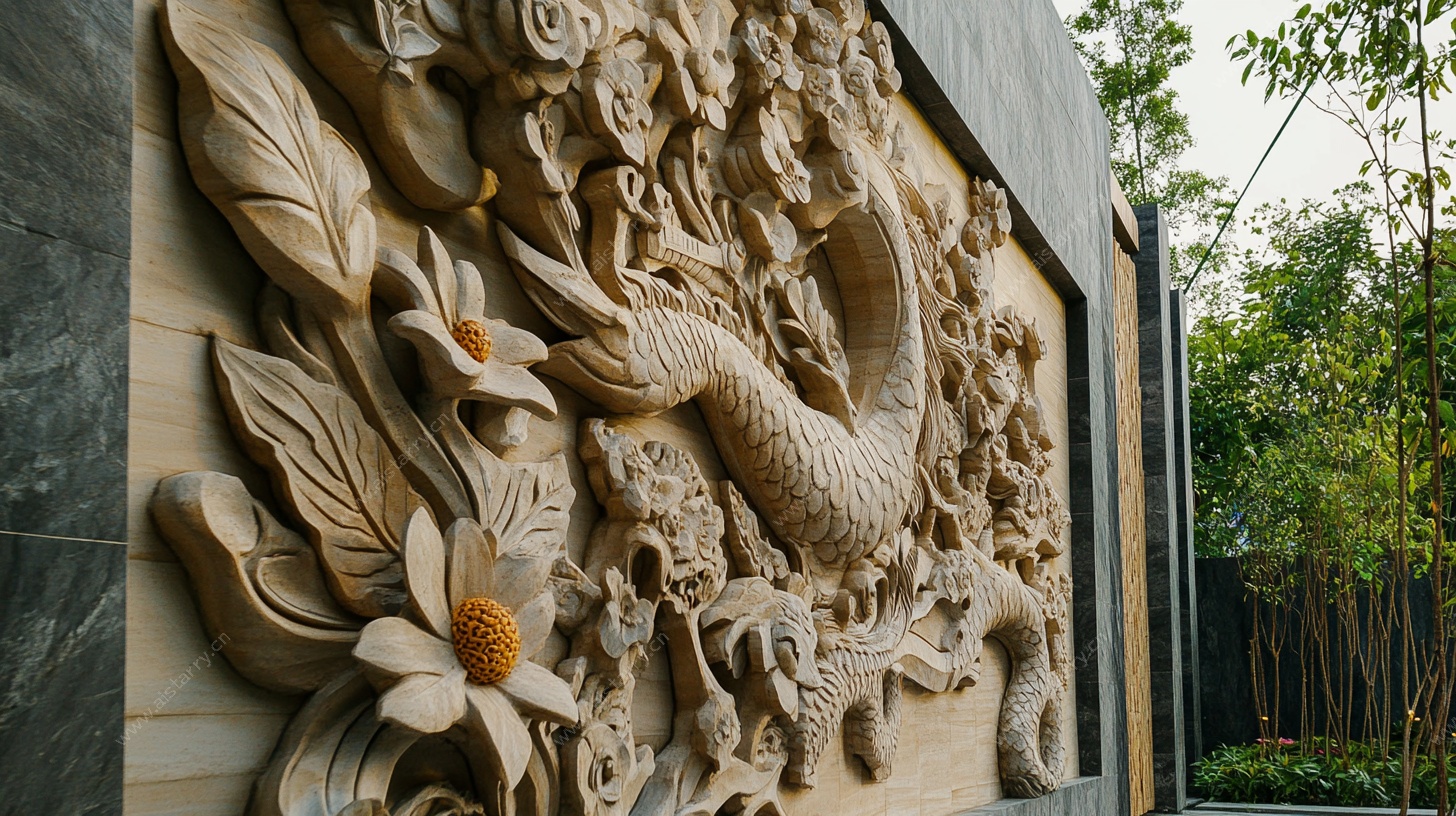 精美浮雕墙饰艺术作品
