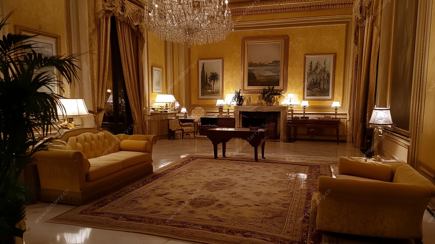 奢华古典欧式客厅空间