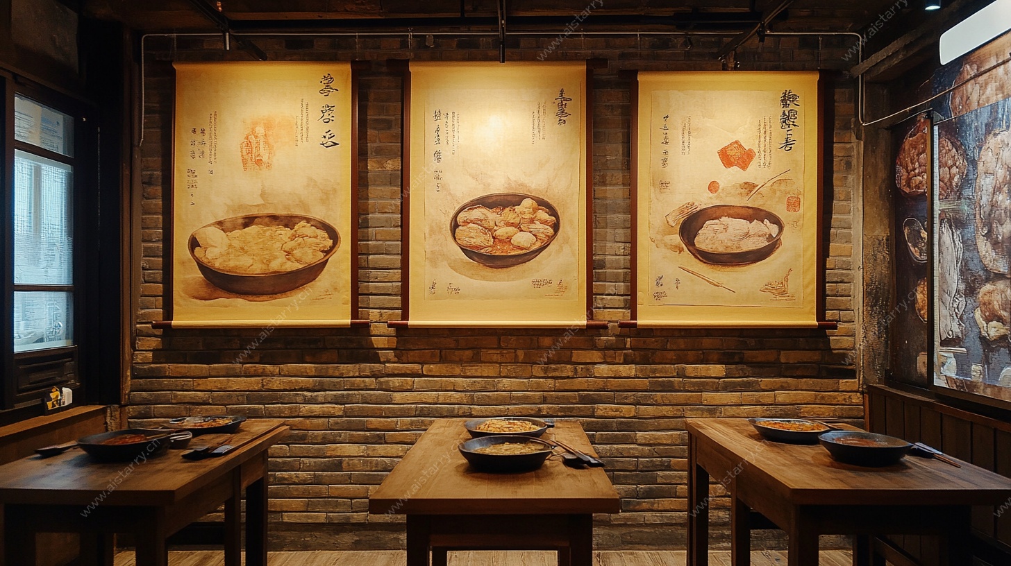 日式拉面店温馨用餐场景