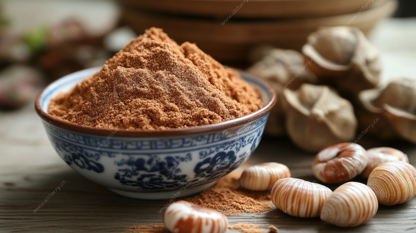 碗中香料粉与壳类香料