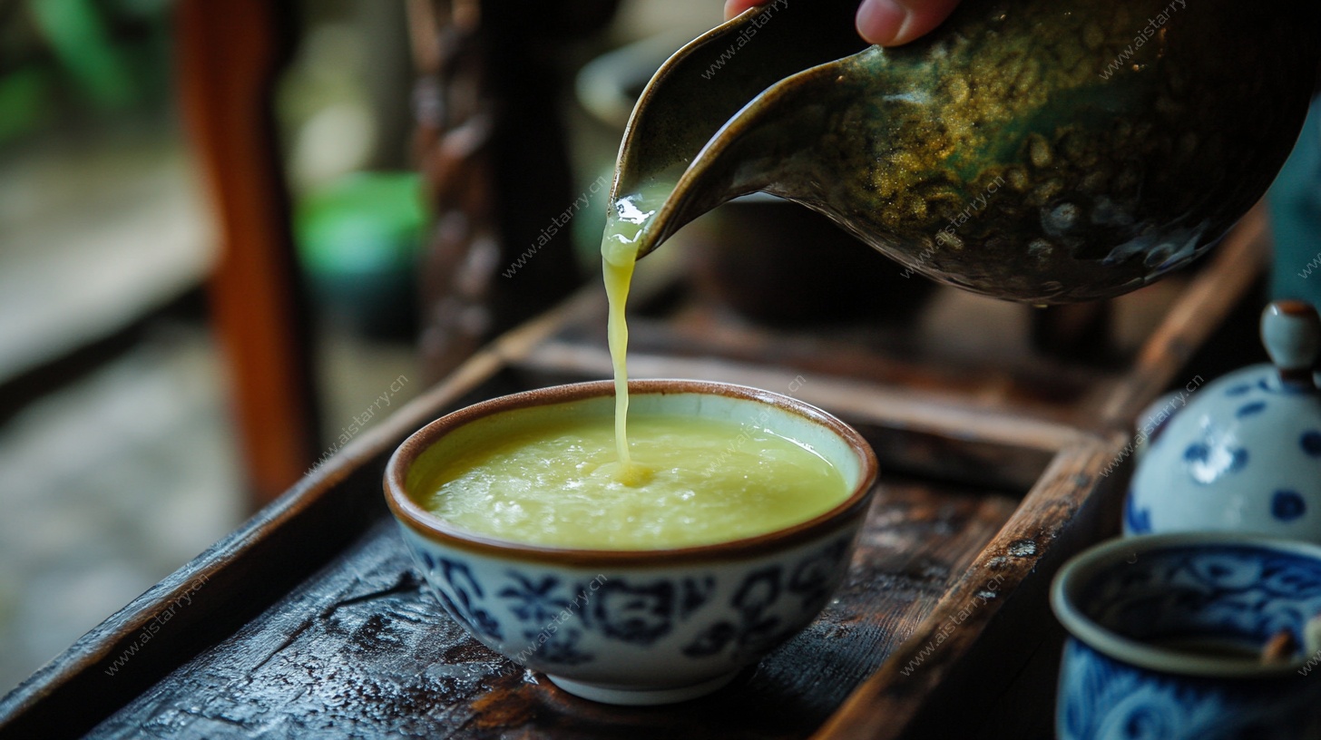 古风茶艺 壶中佳茗倾入碗