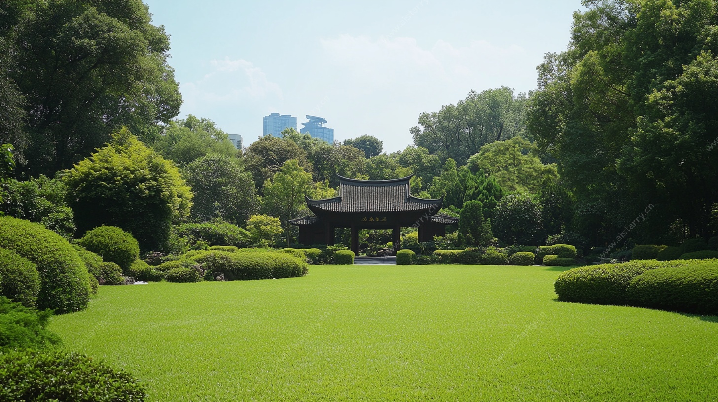 中式园林绿地景观