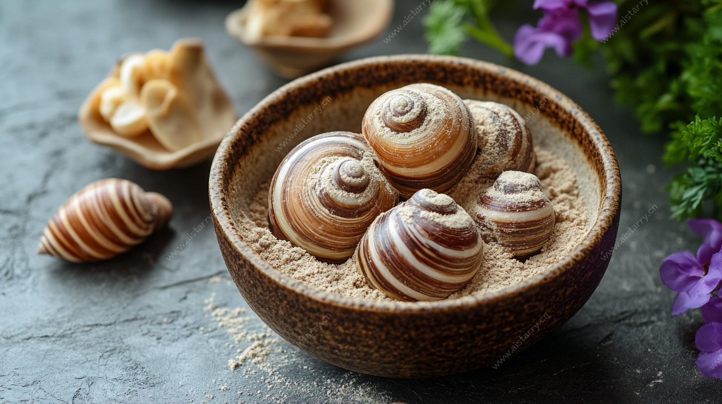 碗中彩纹螺 自然之美