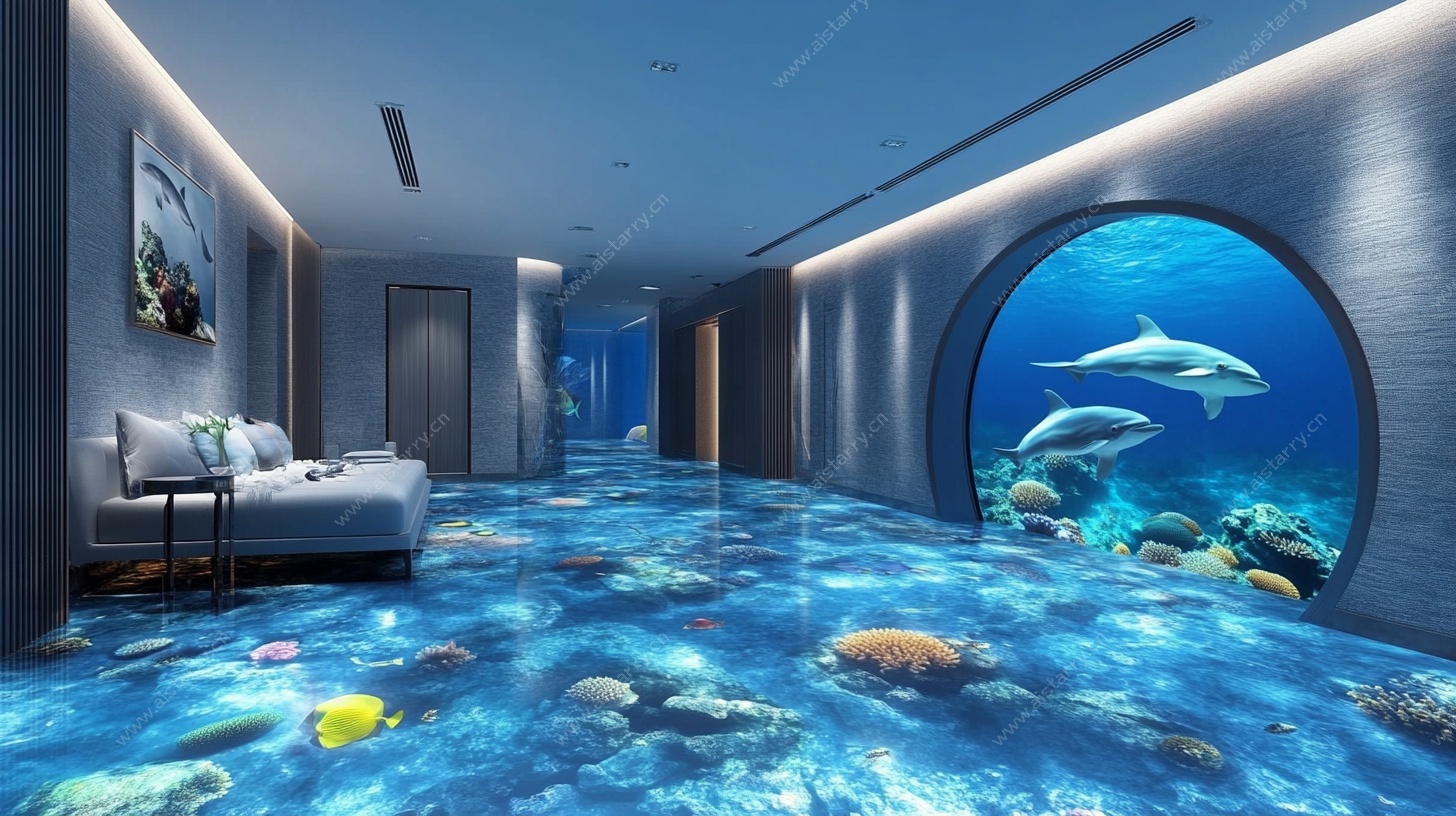 海底主题梦幻室内空间