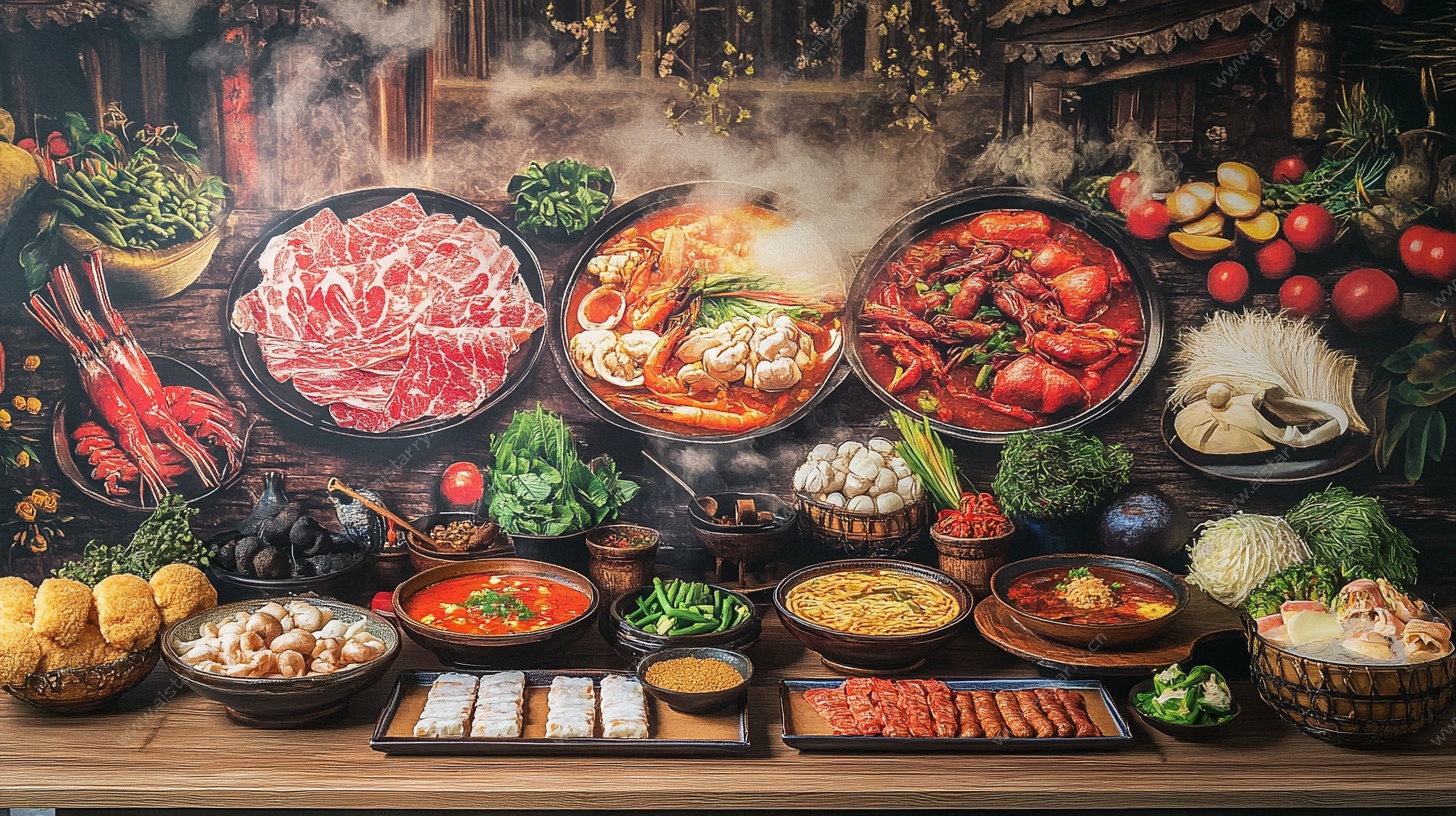 丰盛火锅食材大集合