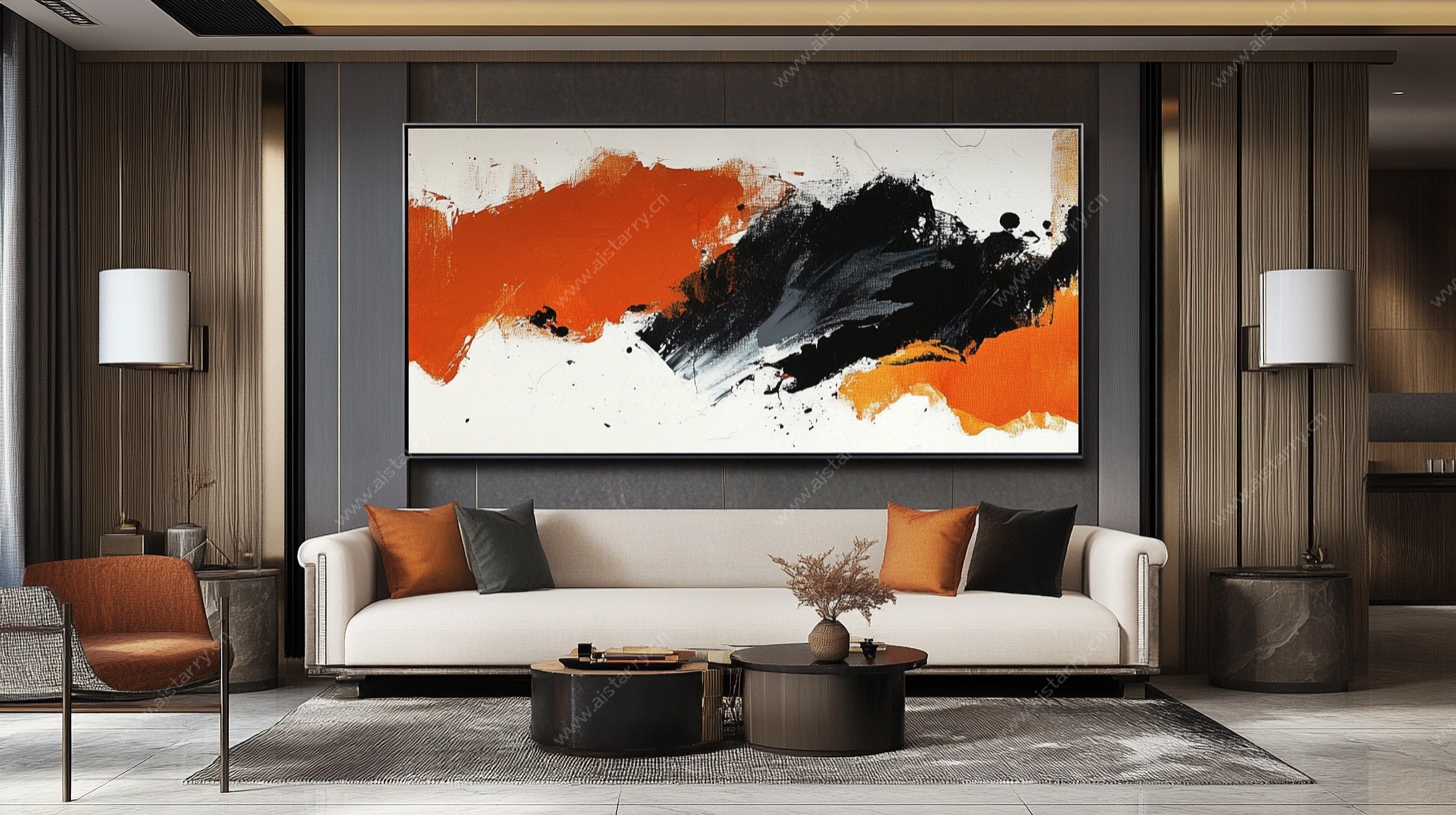 现代客厅抽象艺术挂画装饰