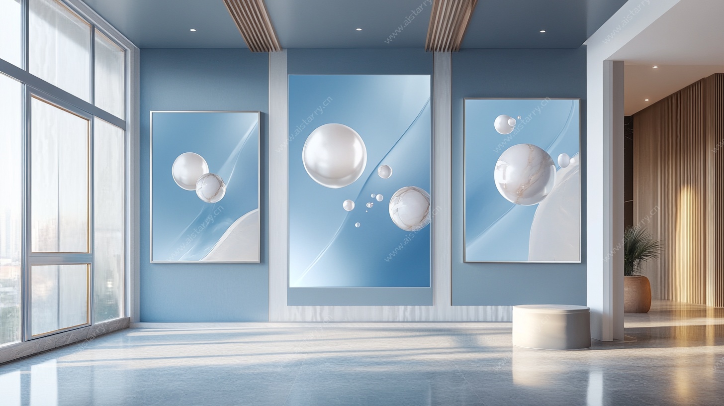 现代简约风室内艺术挂画