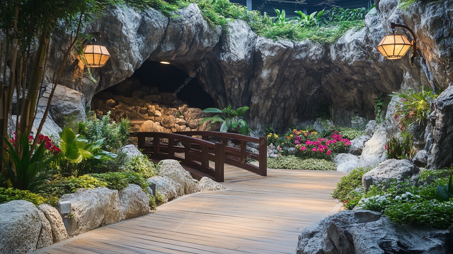 梦幻洞穴花园景观