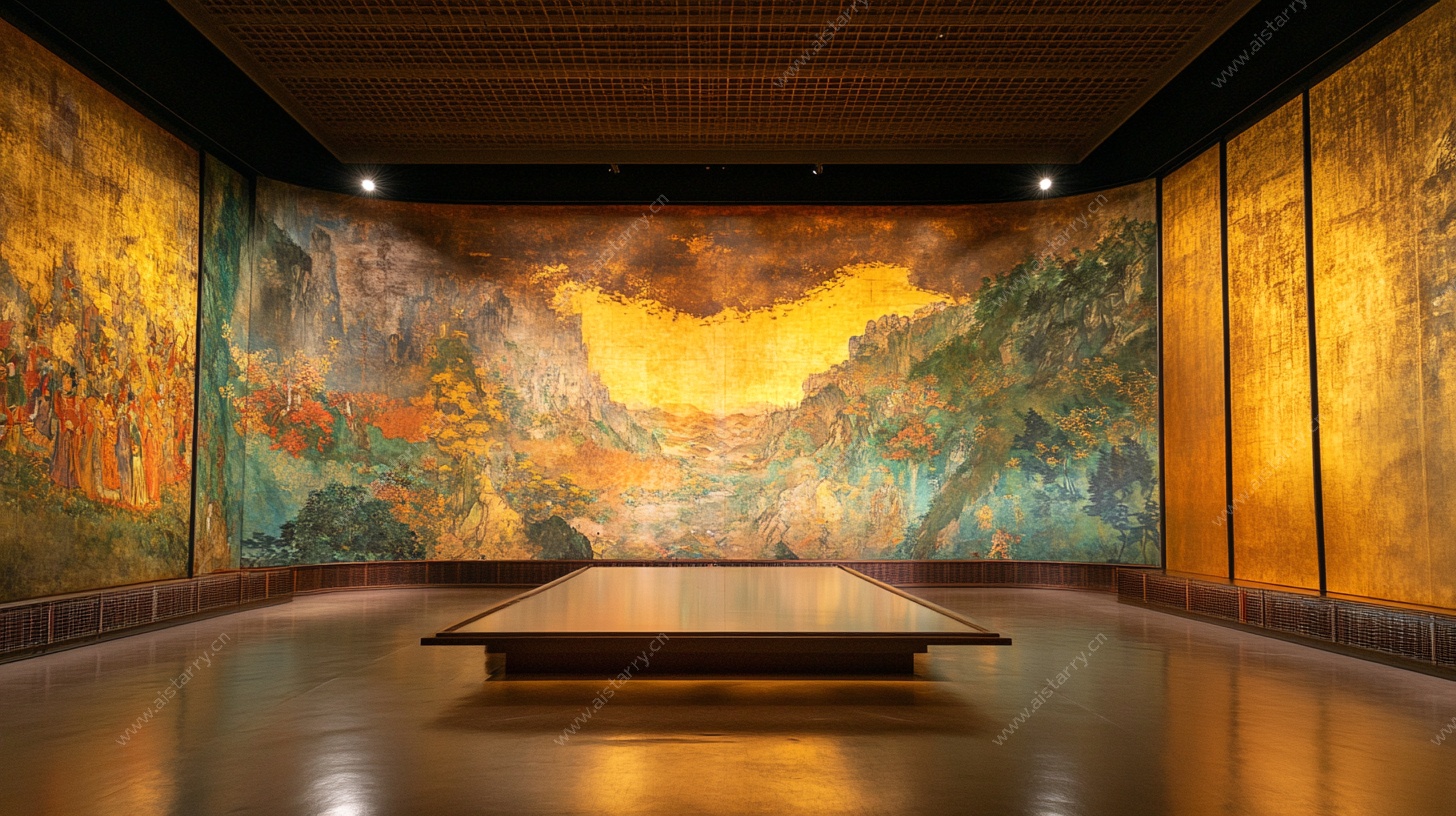 室内壁画展示空间