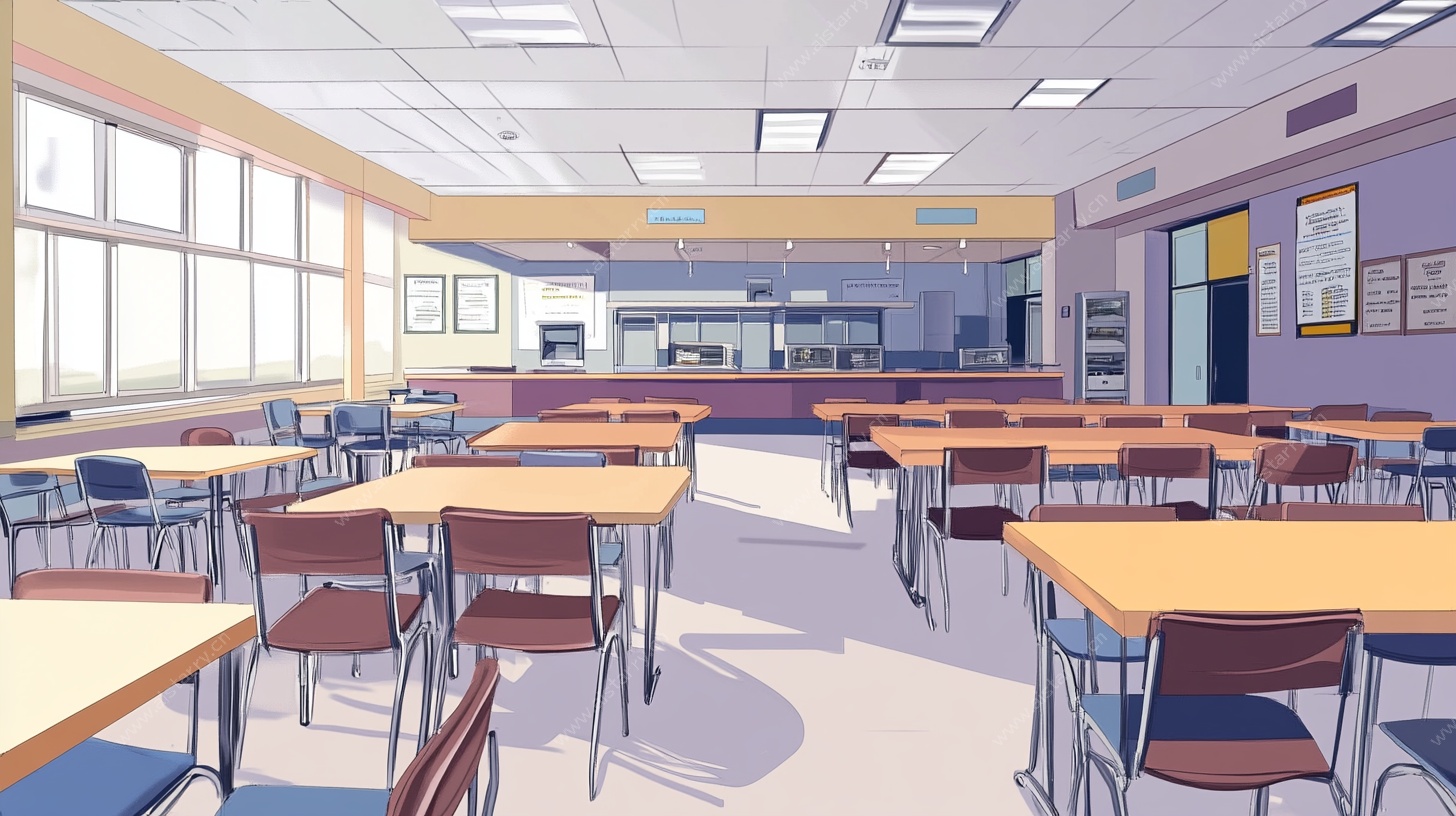 现代简约风格学校教室场景