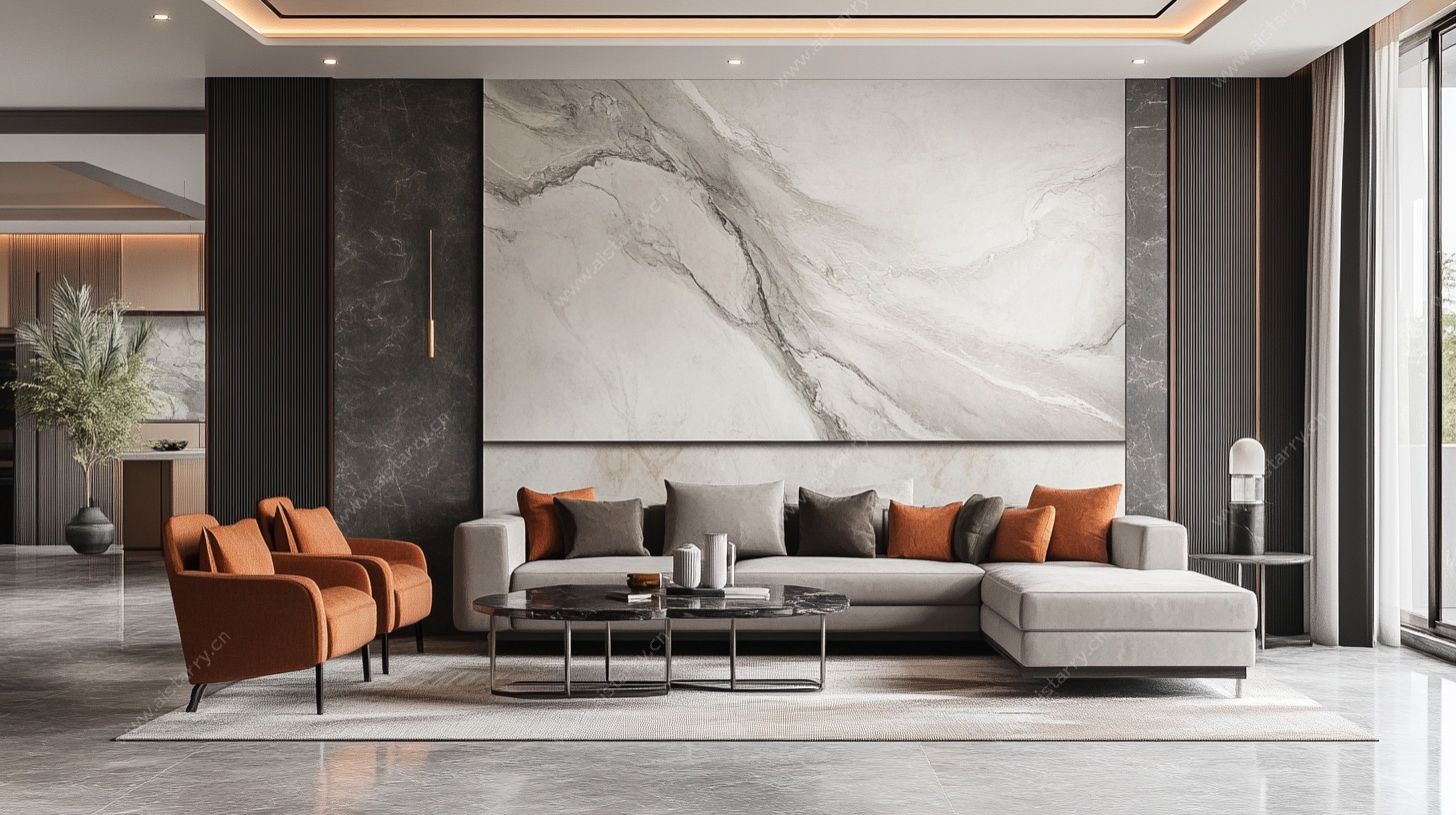 现代简约风客厅优雅设计