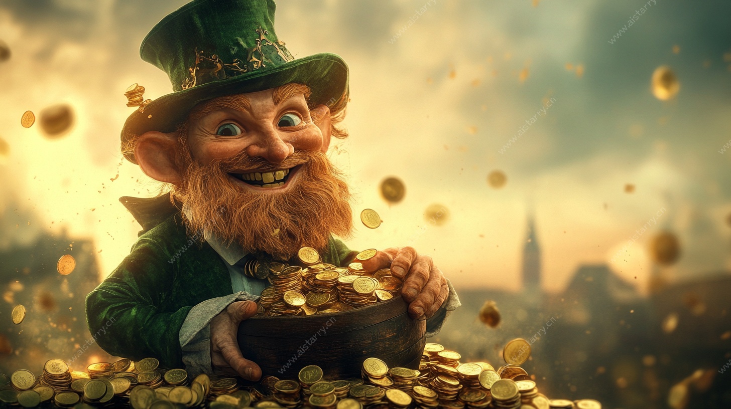 小妖精与满满一盆金币