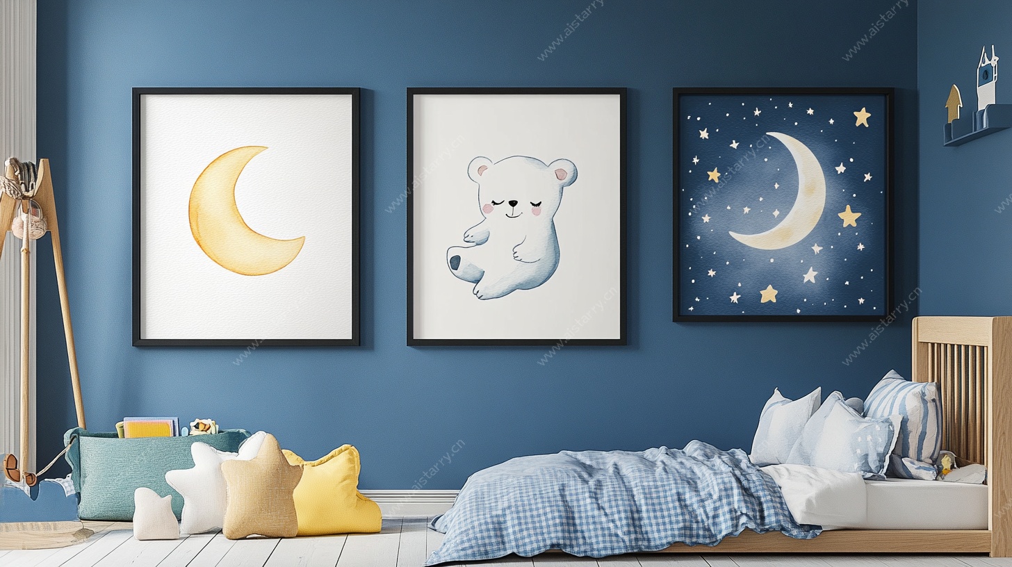 儿童房装饰画 萌趣氛围感