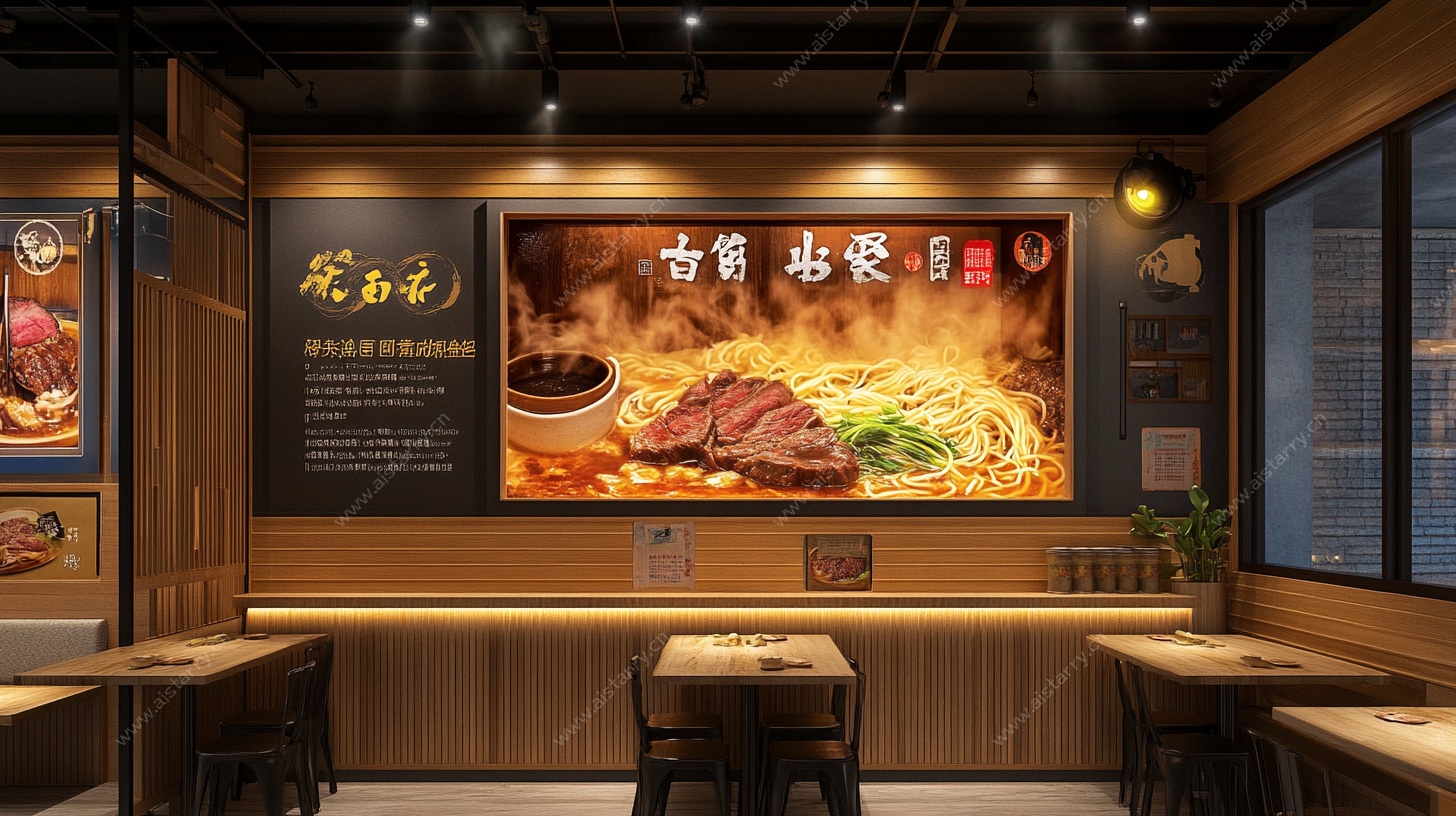 牛肉面馆内景展示