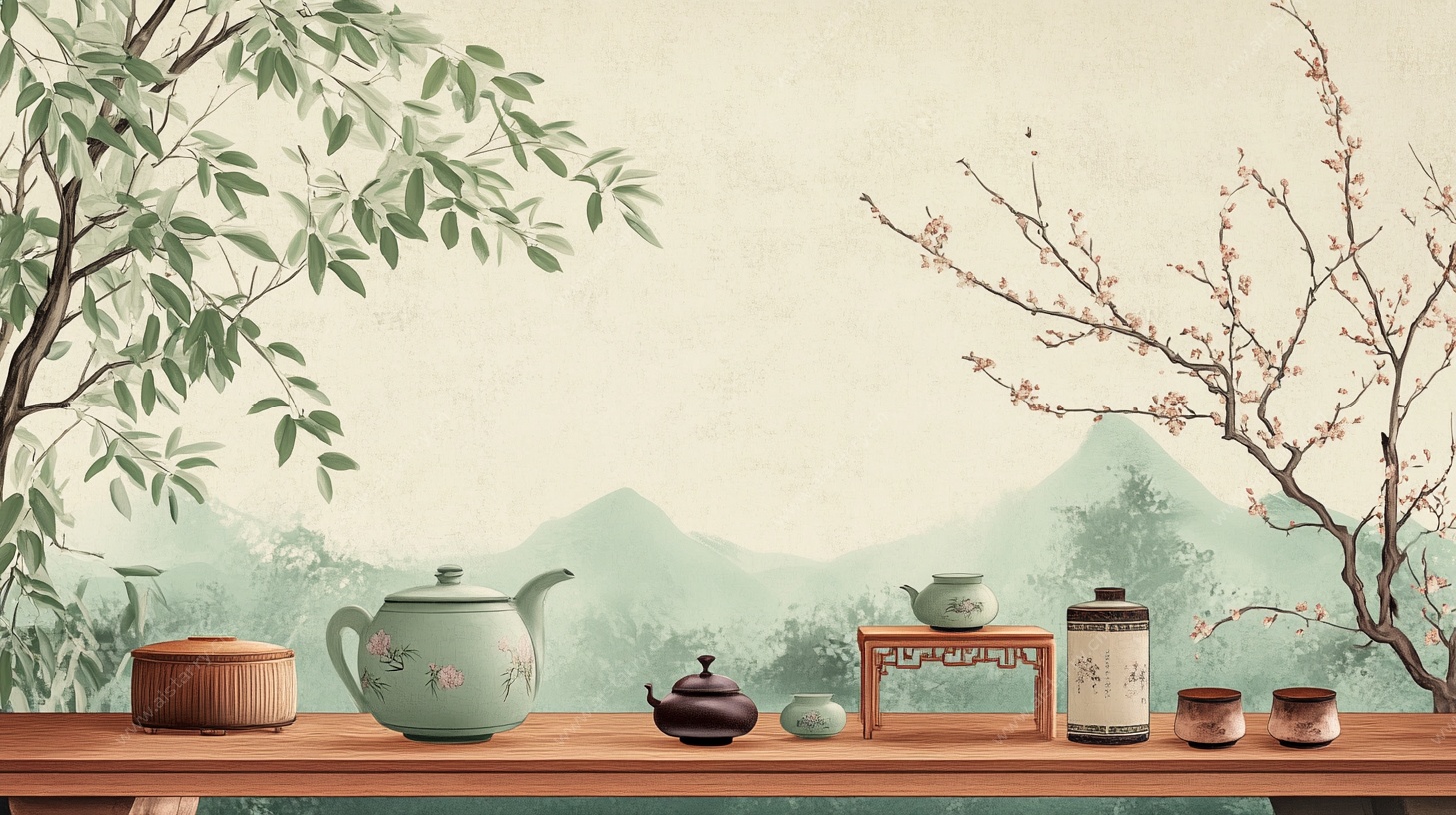中式茶景 古韵悠然