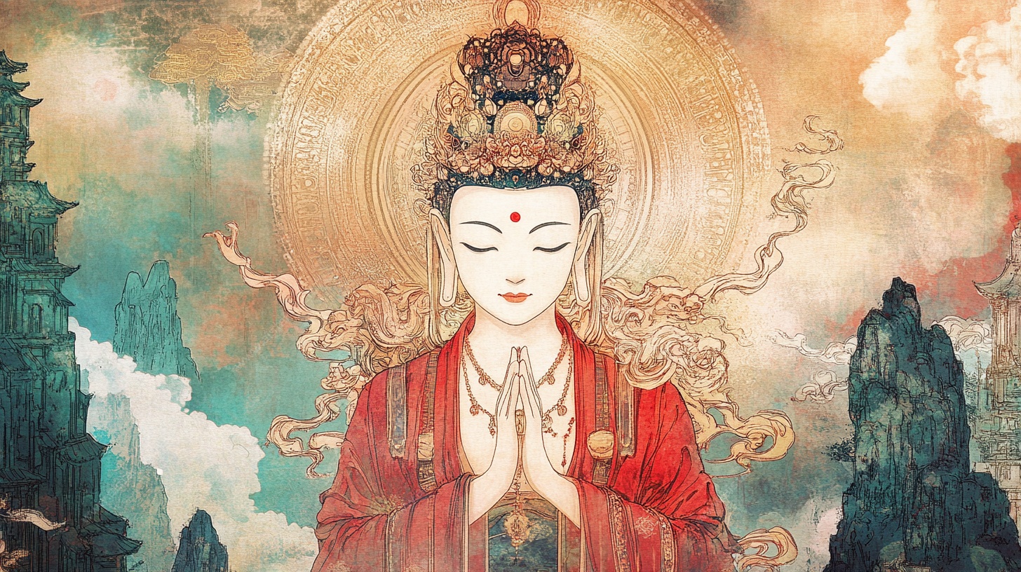 慈悲 东方神秘意境