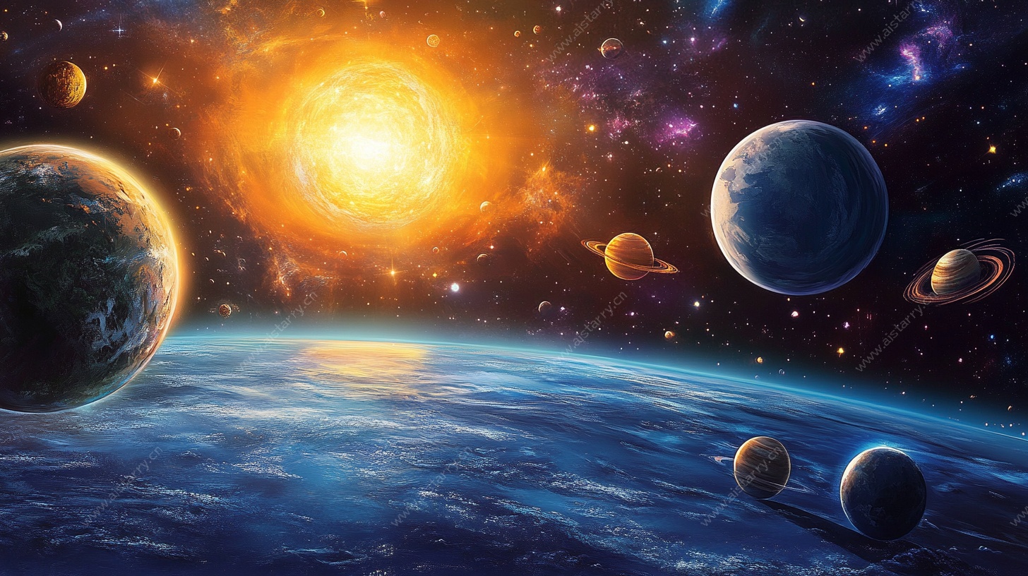 梦幻宇宙行星景观图