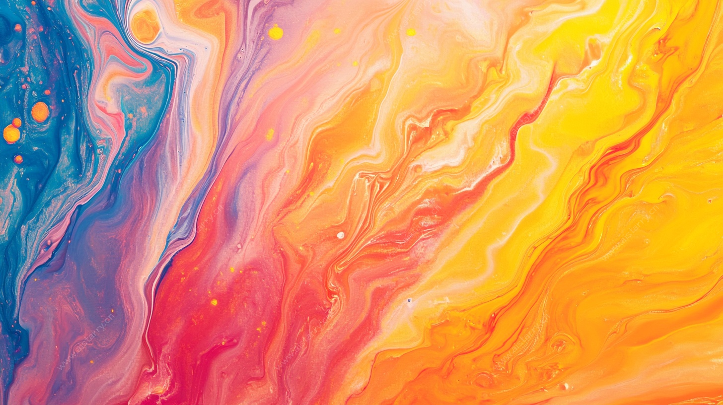 绚丽流体艺术背景图