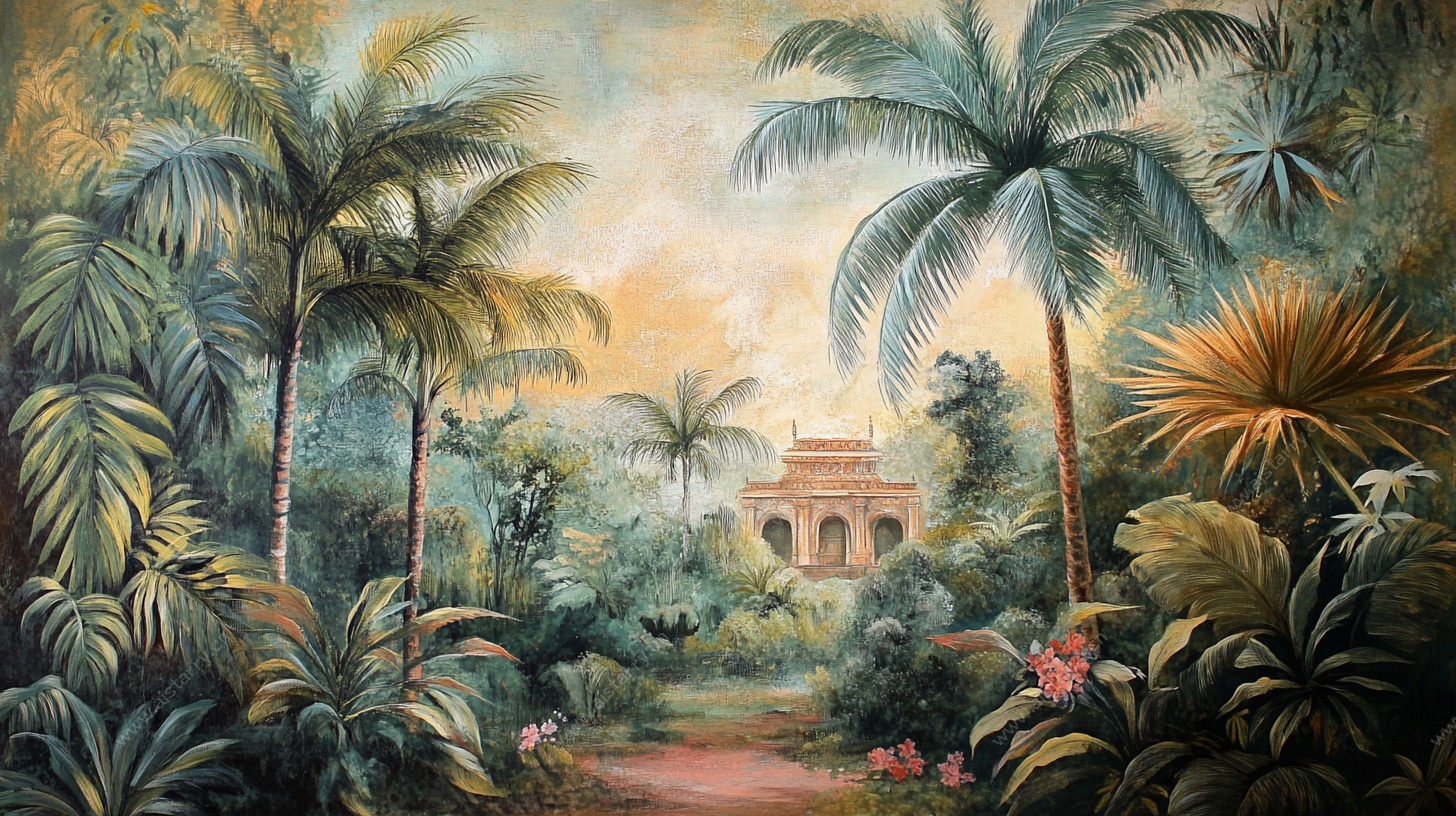 热带丛林中的神秘建筑