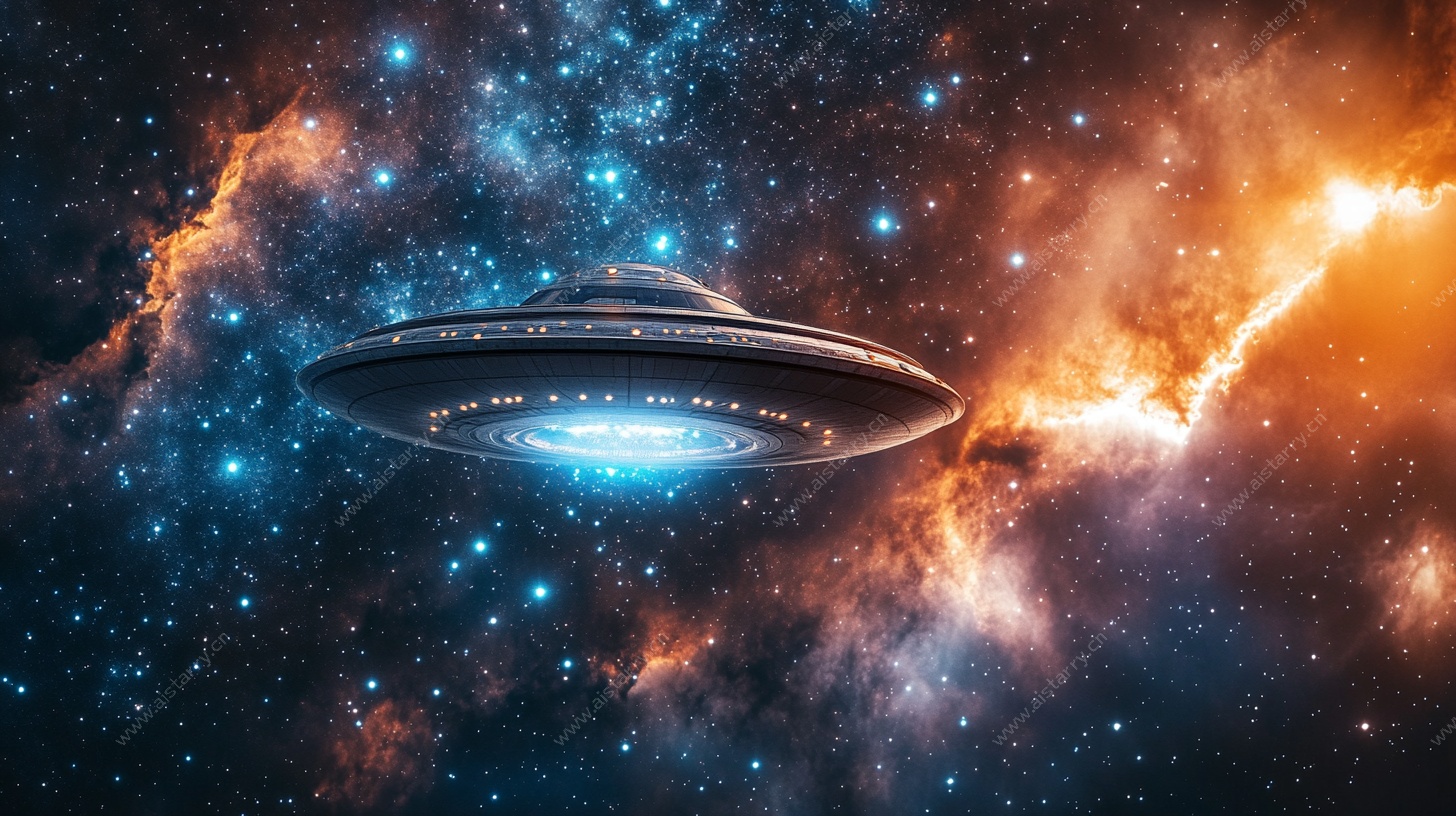 宇宙中的神秘飞碟