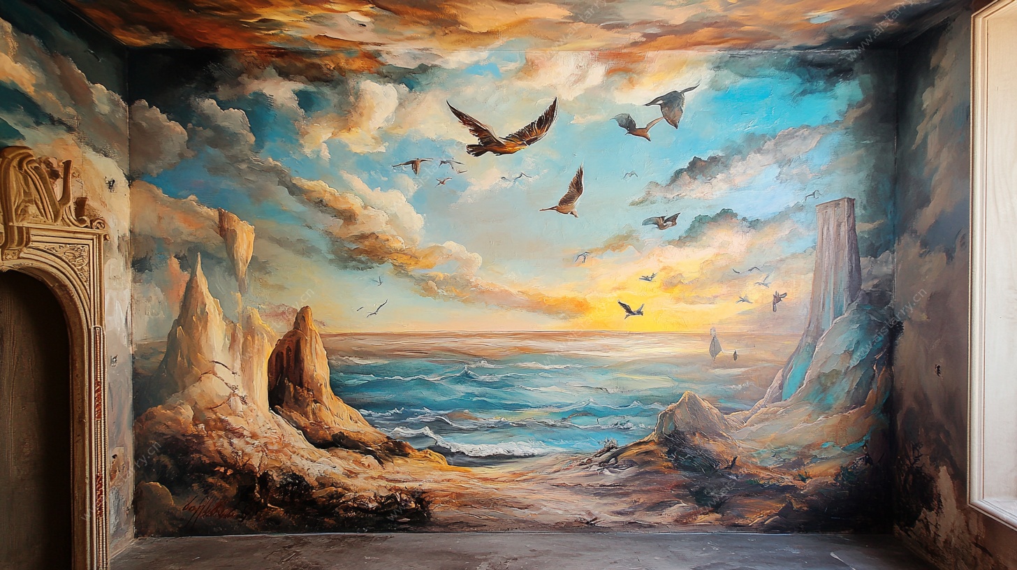 海景墙绘艺术空间