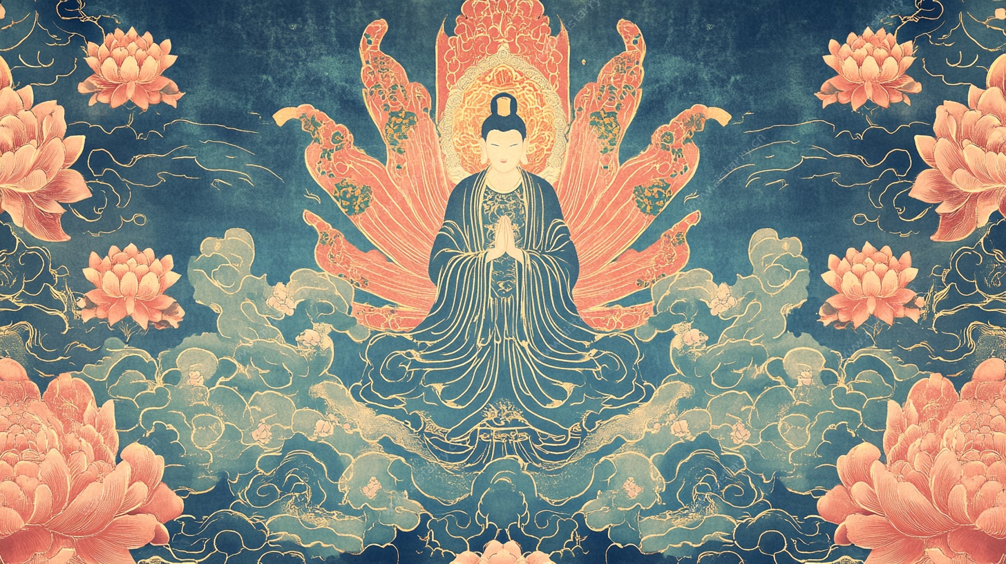 千手中式祥瑞插画