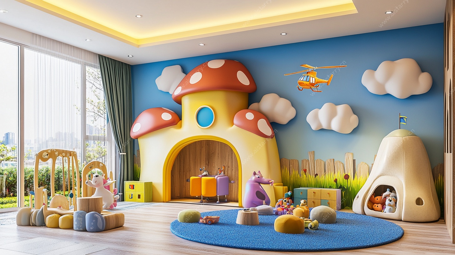 儿童房梦幻游乐空间