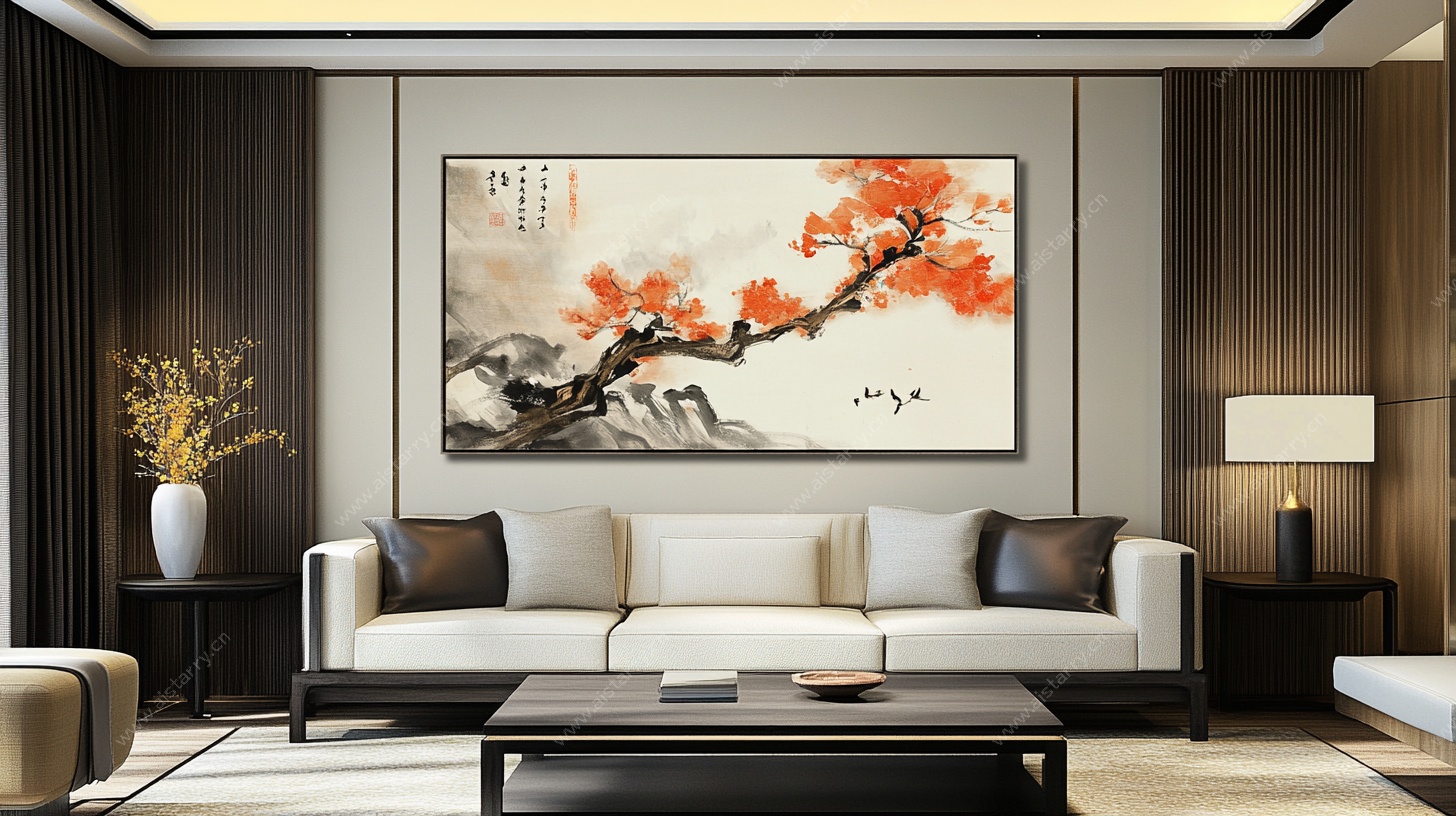 中式客厅装饰画展示