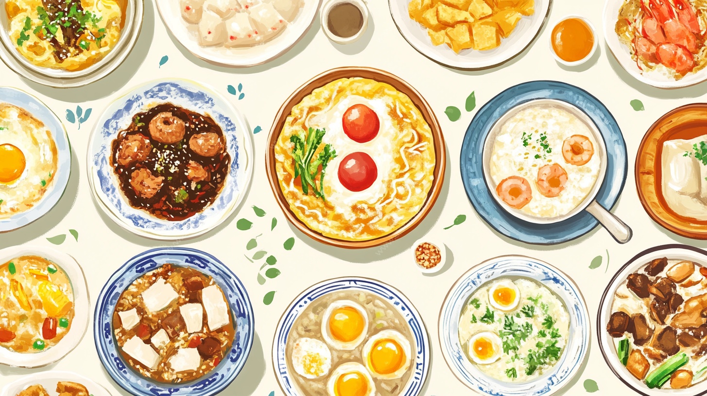 多样中式早餐美食大赏