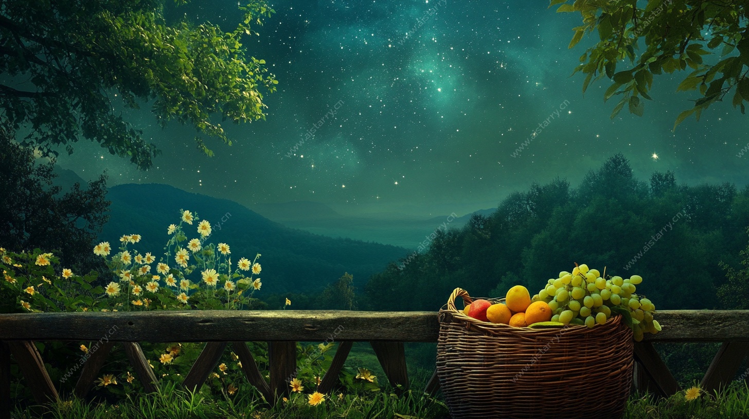 夏夜果篮 自然梦幻景致