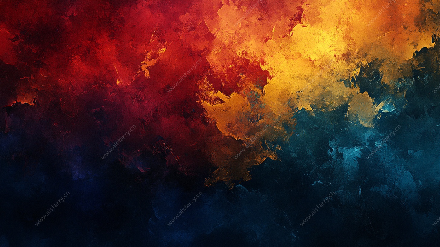 绚丽梦幻水彩背景图