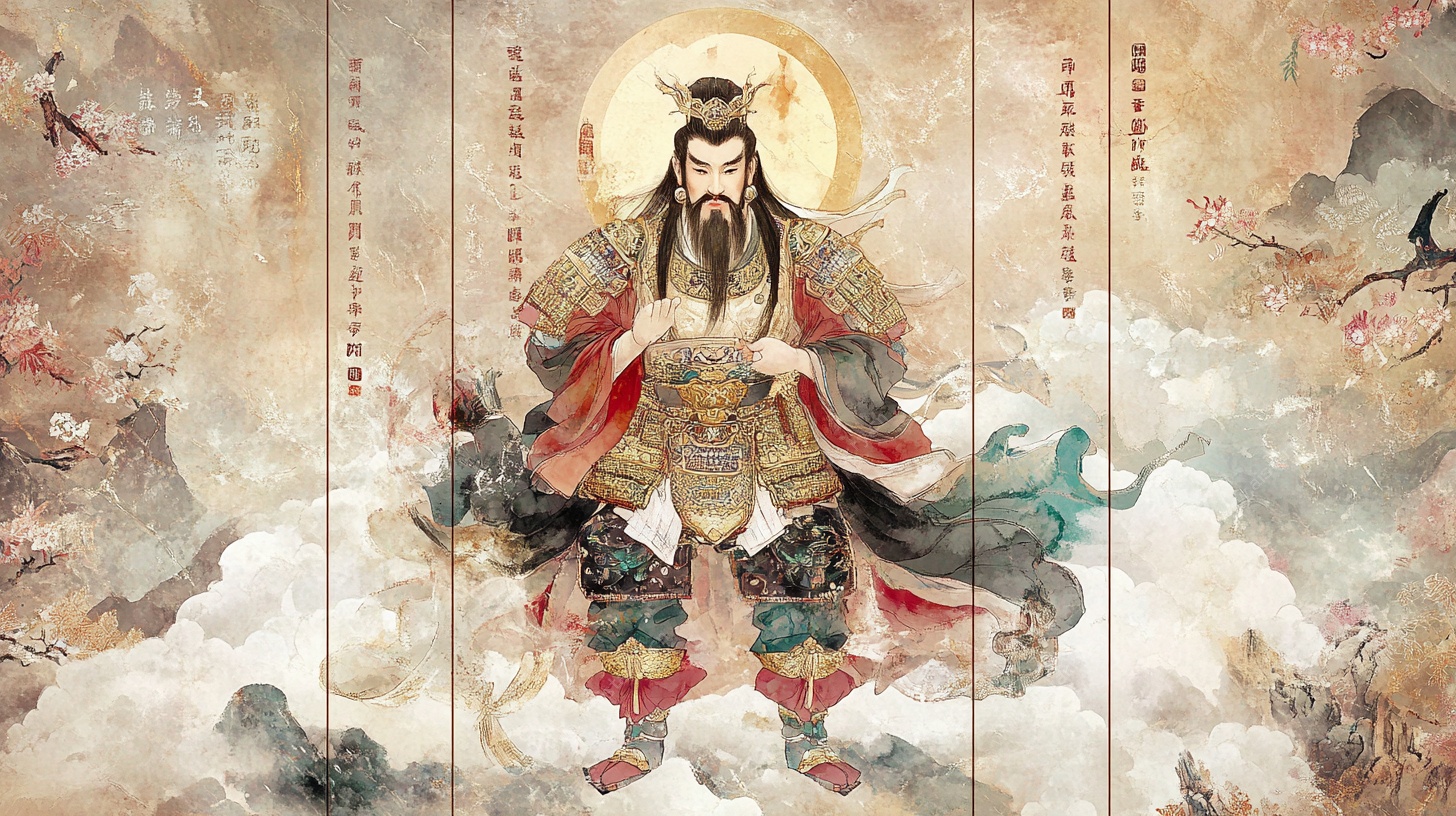 道教帝君插画