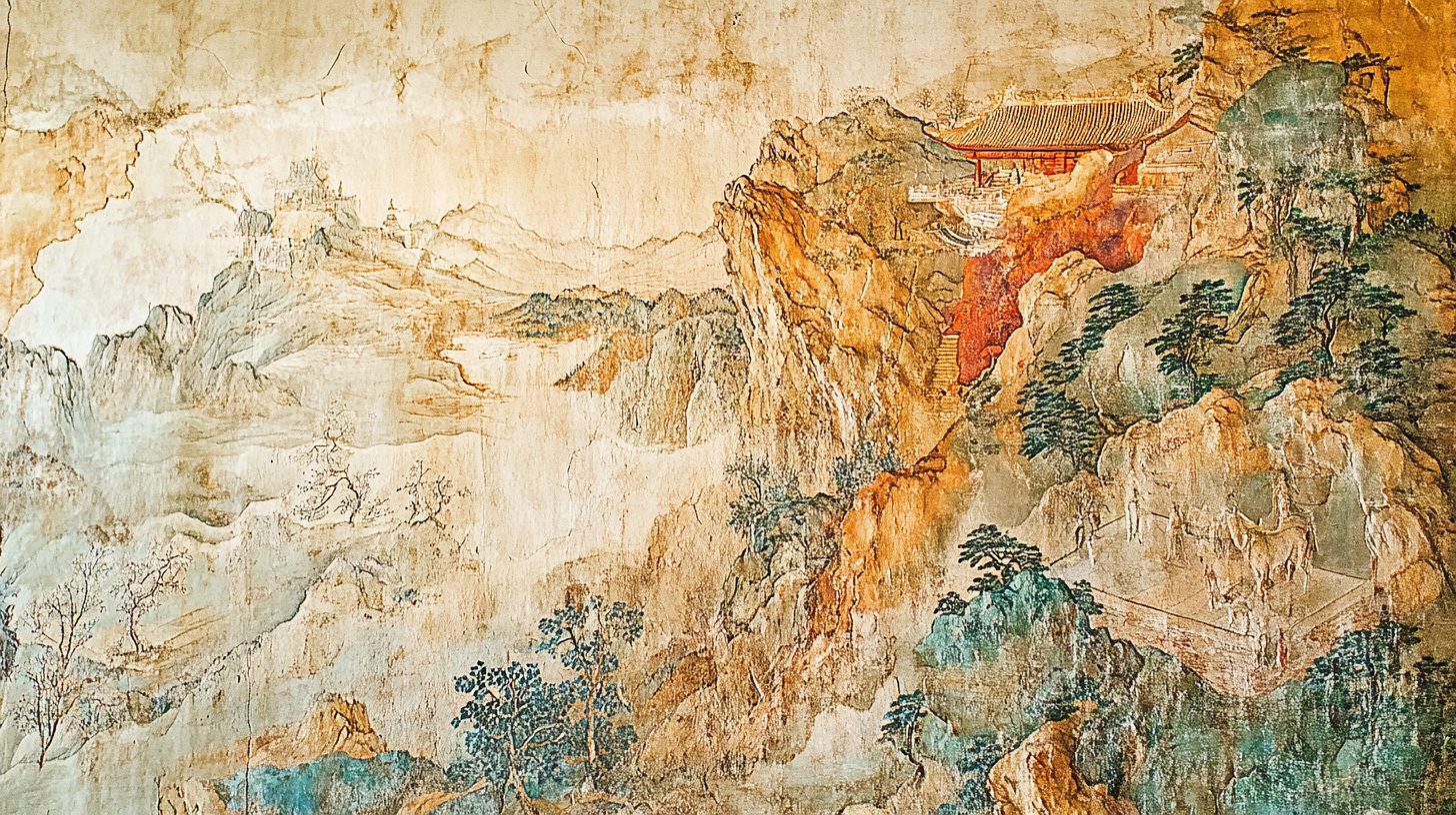 古代山水壁画艺术图景