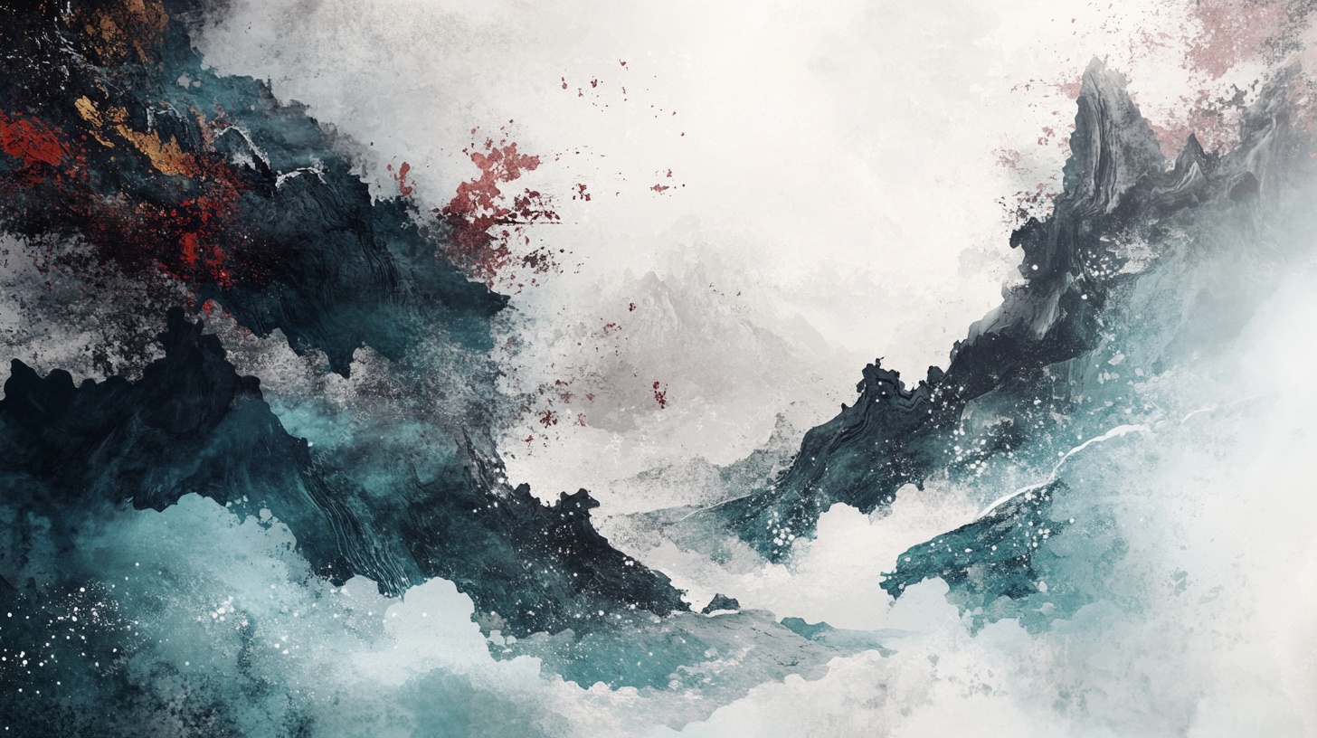 水墨山水意境图