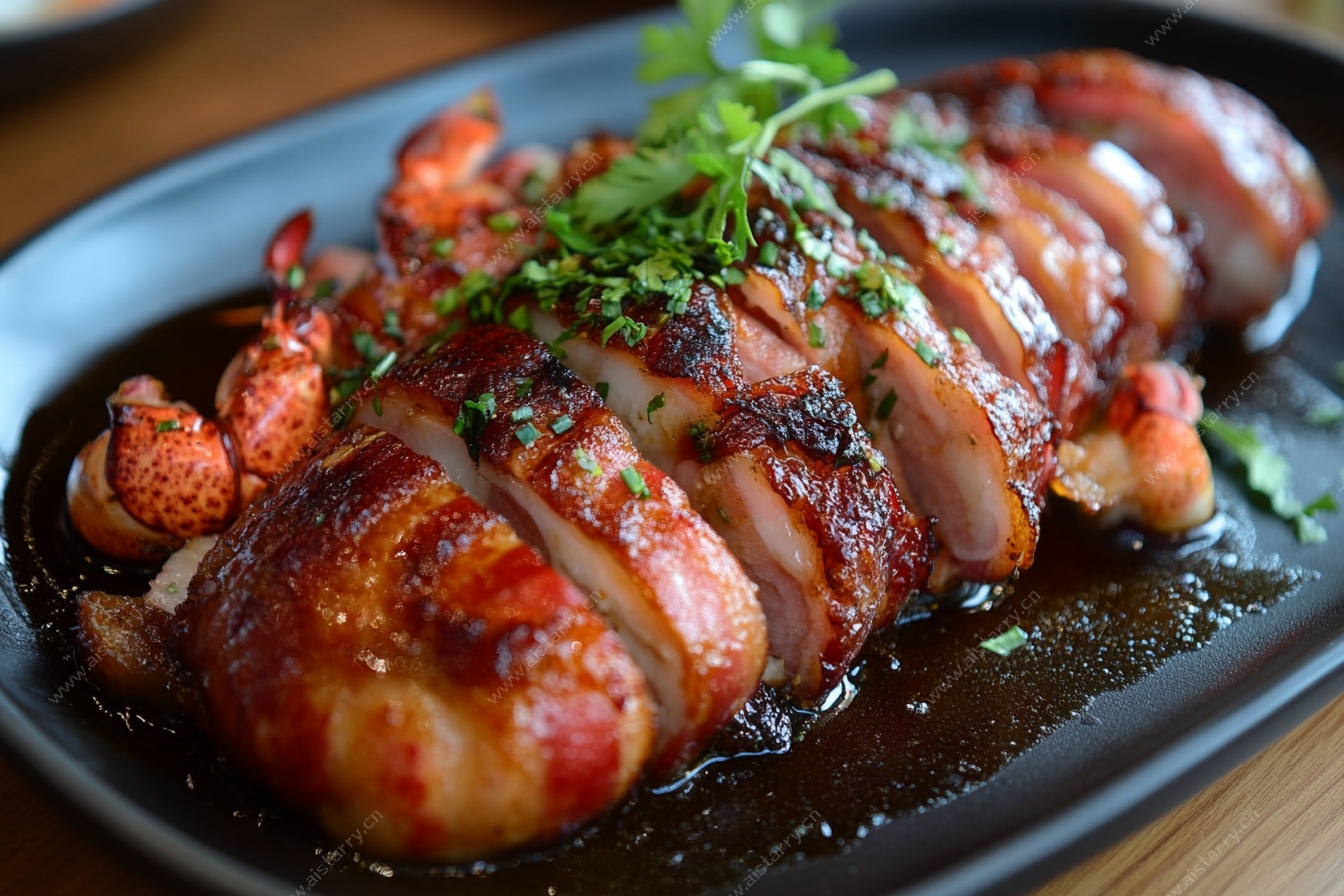 香煎龙虾鸡肉卷