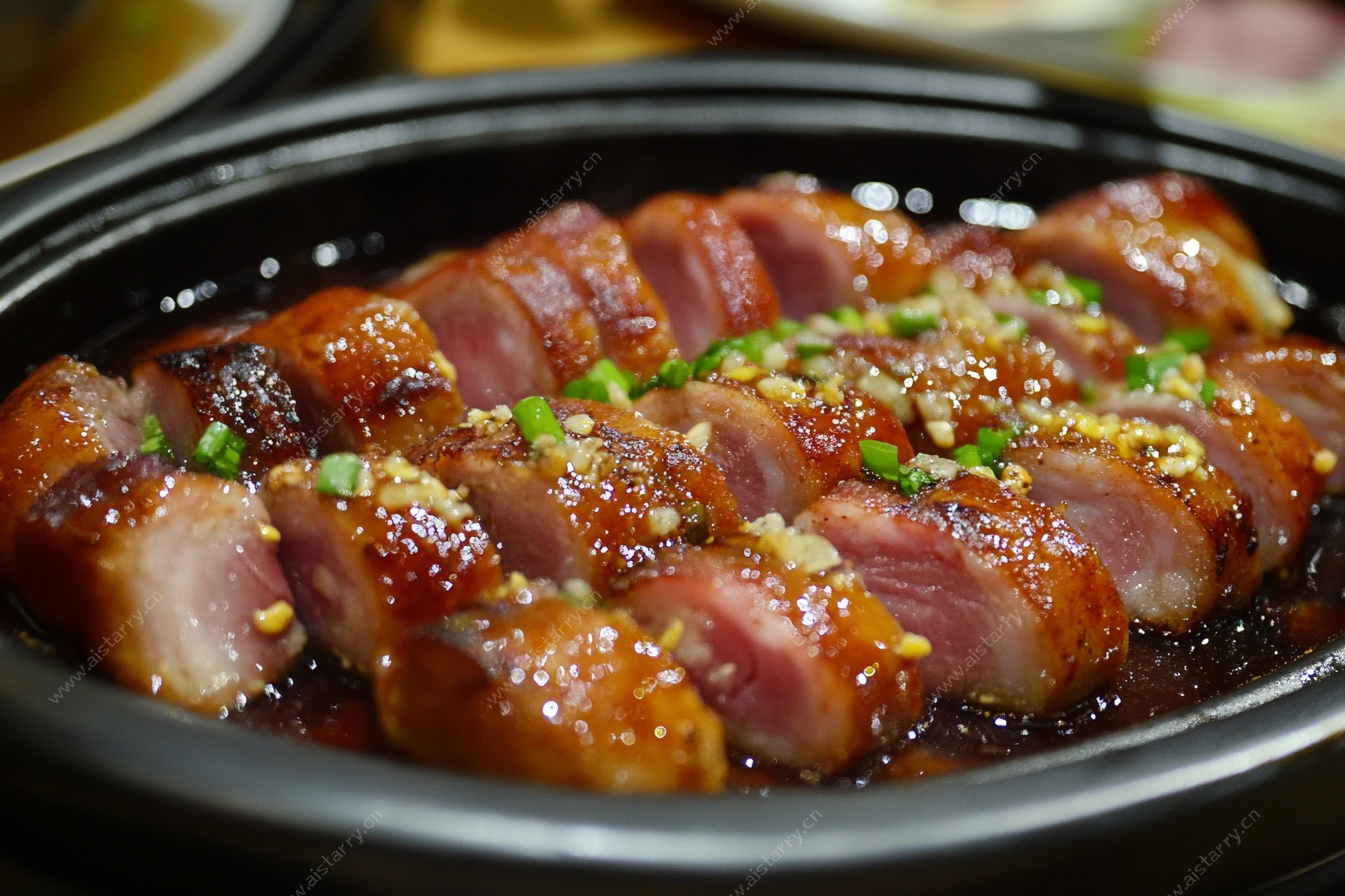 砂锅美味叉烧肉