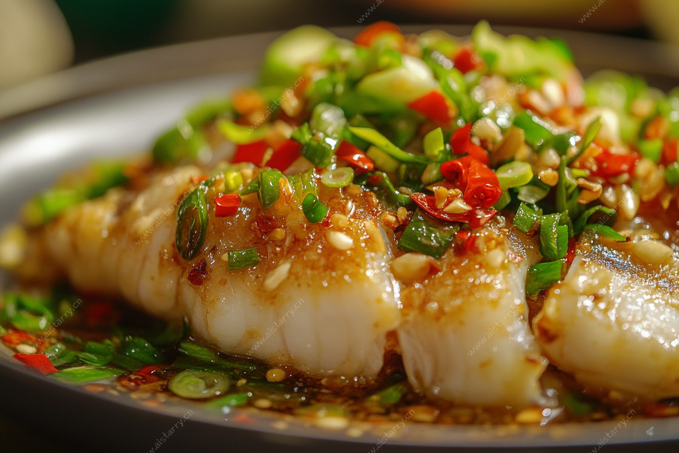 香辣可口的剁椒蒸鱼块