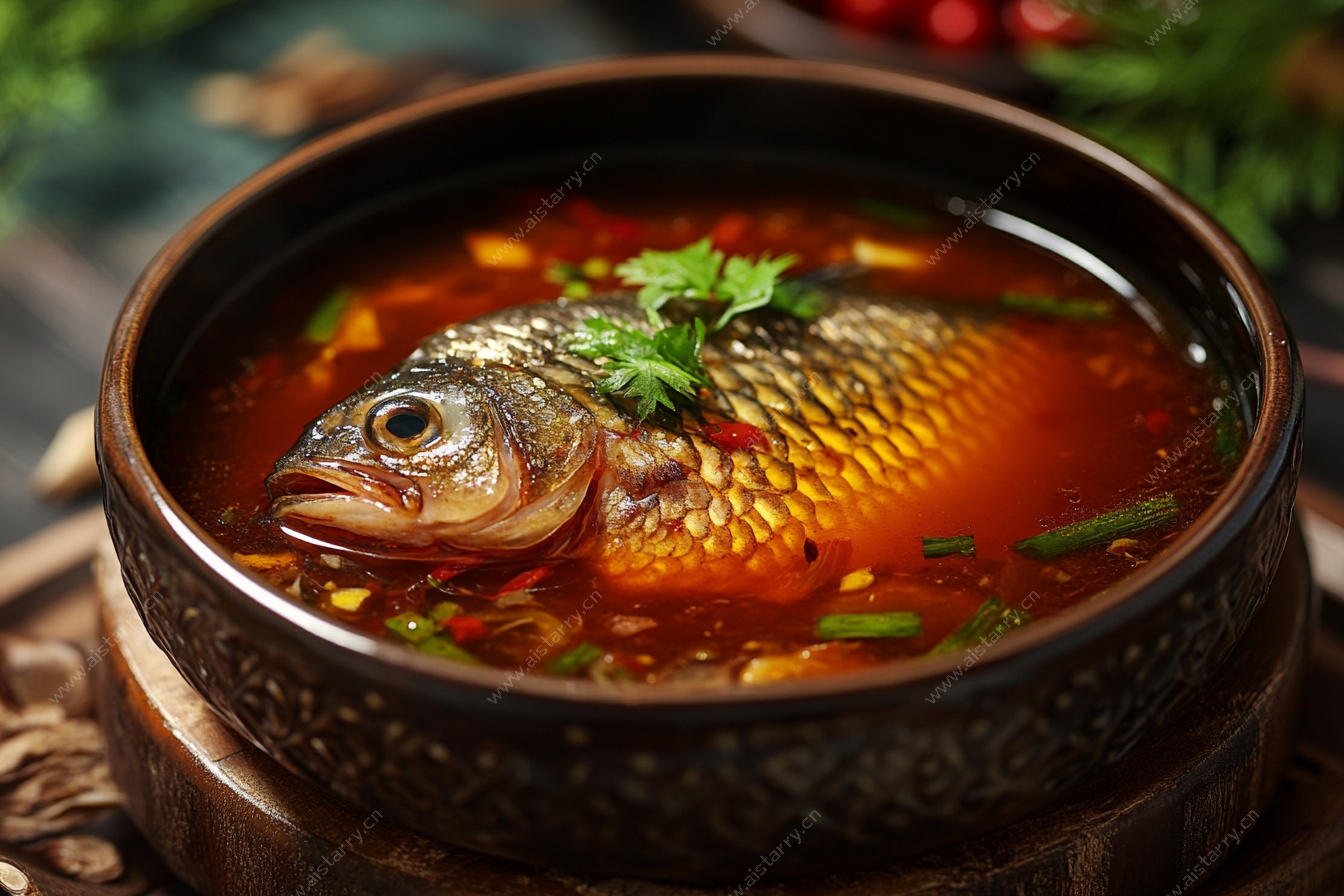 红烧鲫鱼 浓郁汤汁美味