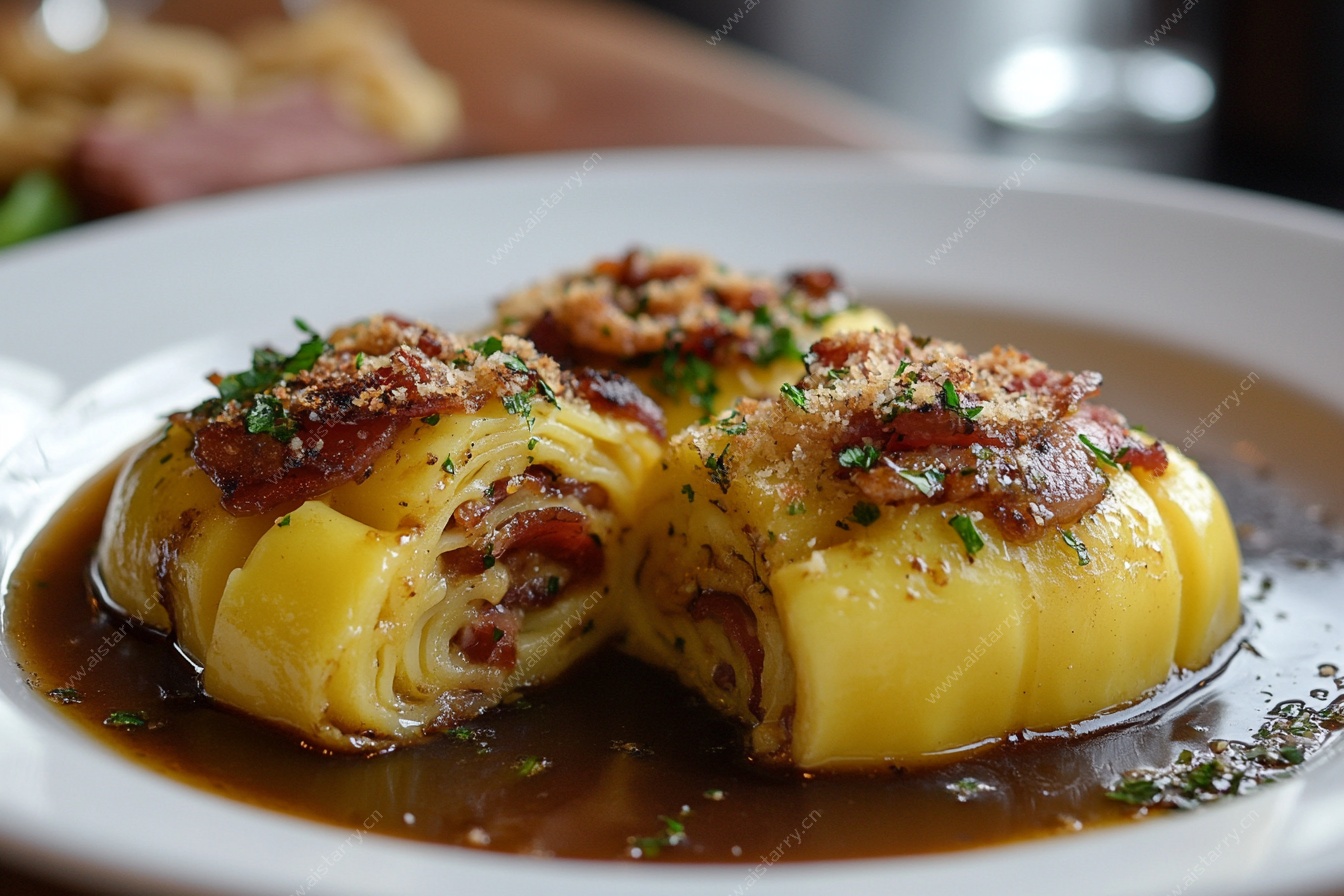 培根芝士意面卷